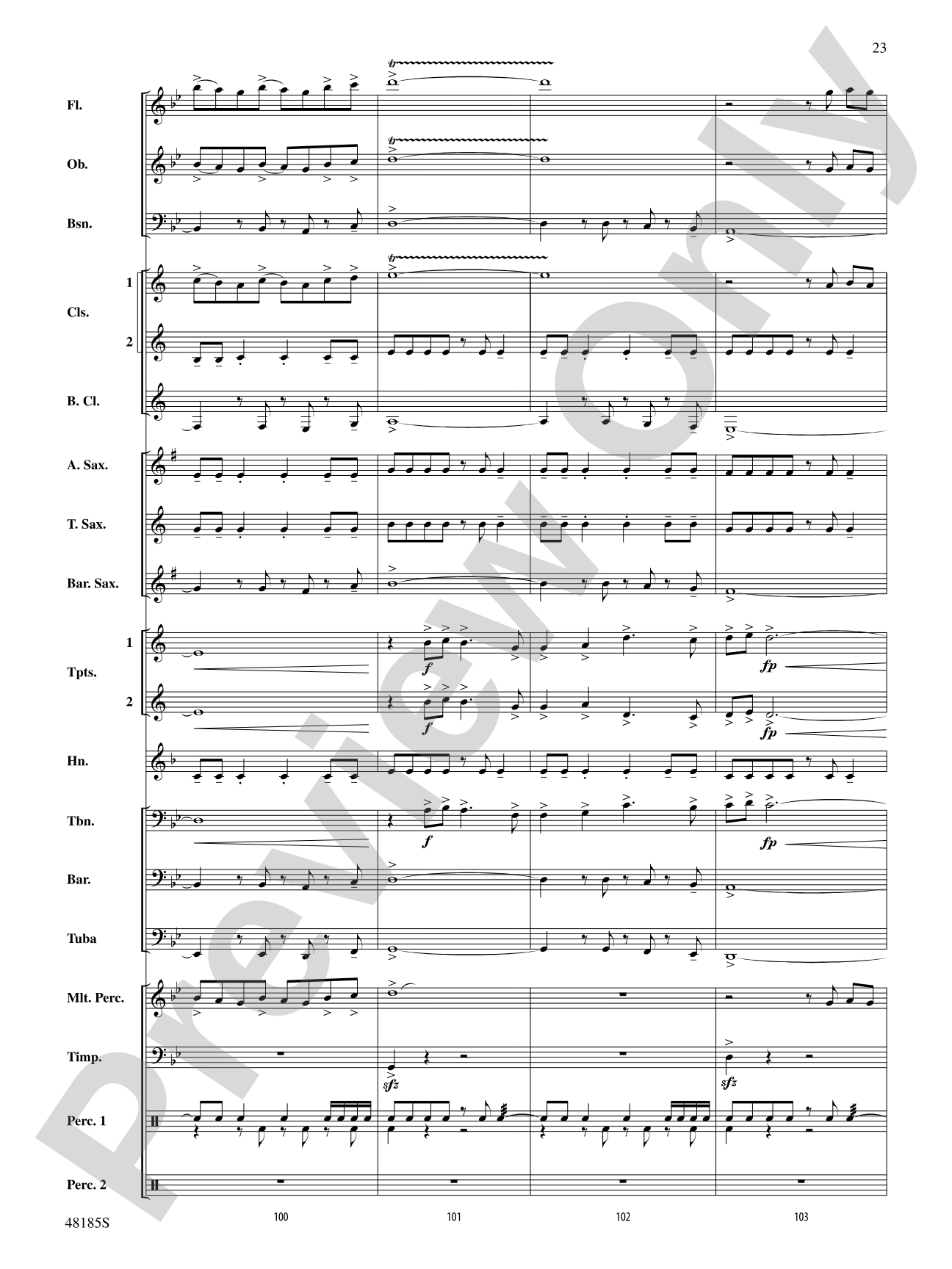 Derivations: Concert Band Conductor Score & Parts