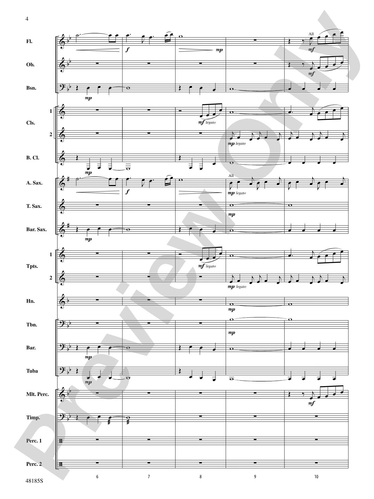 Derivations: Concert Band Conductor Score & Parts