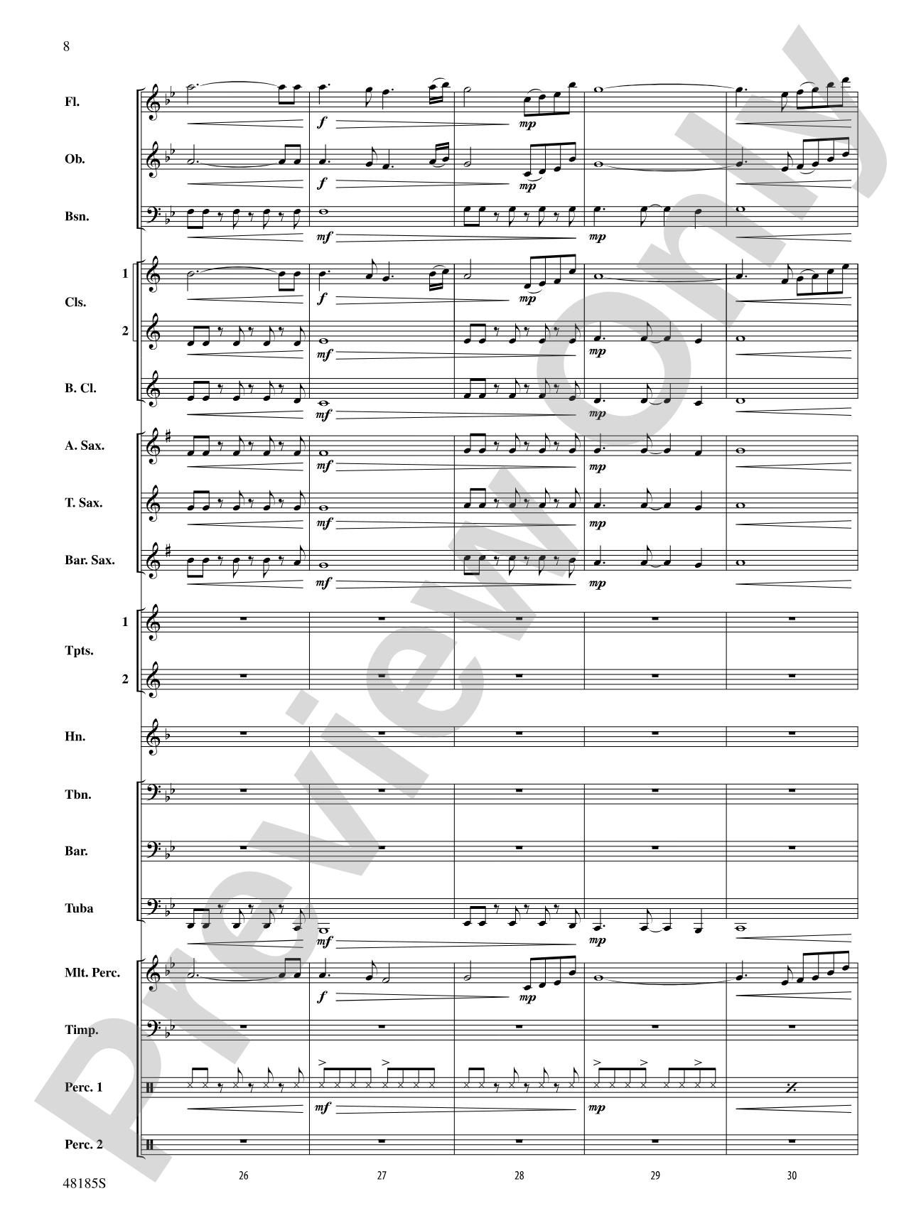 Derivations: Concert Band Conductor Score & Parts