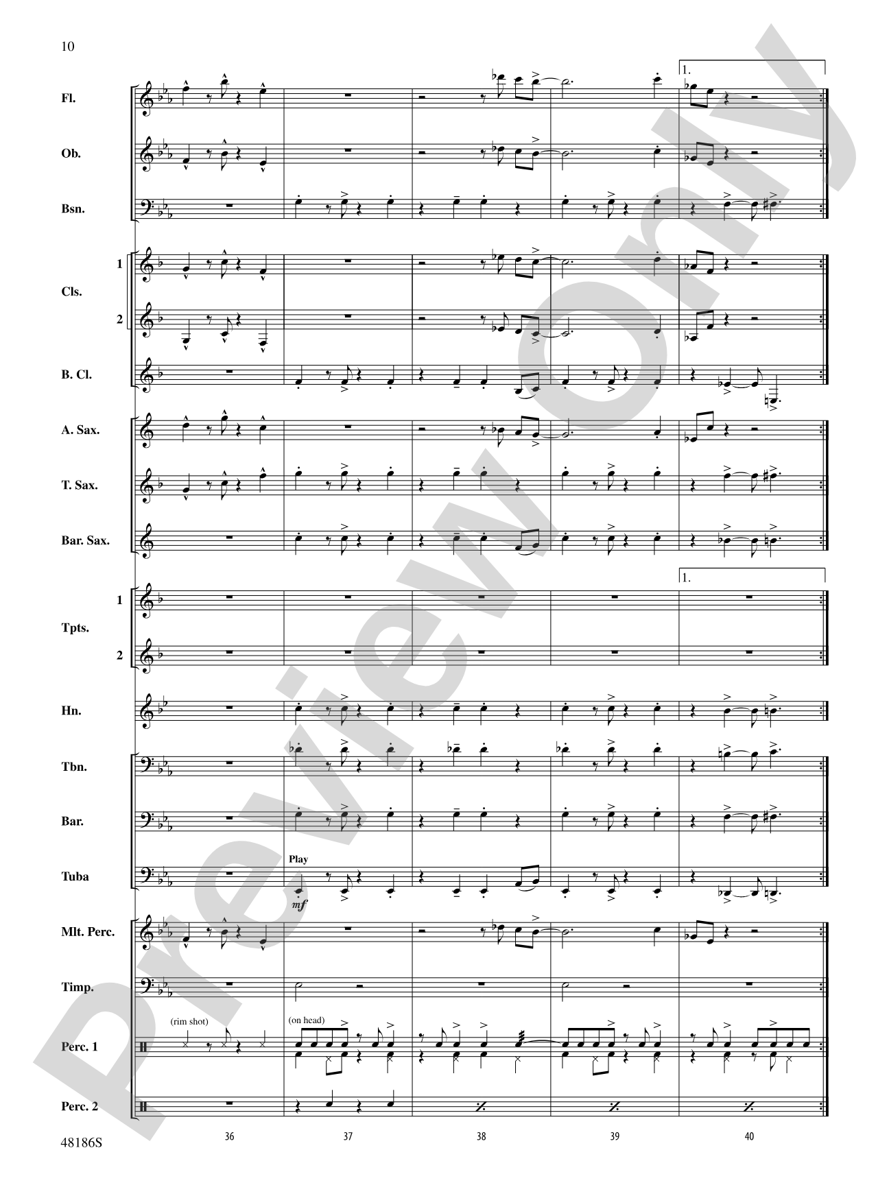 Up on the Housetop--Down in New Orleans: Concert Band Conductor Score & Parts