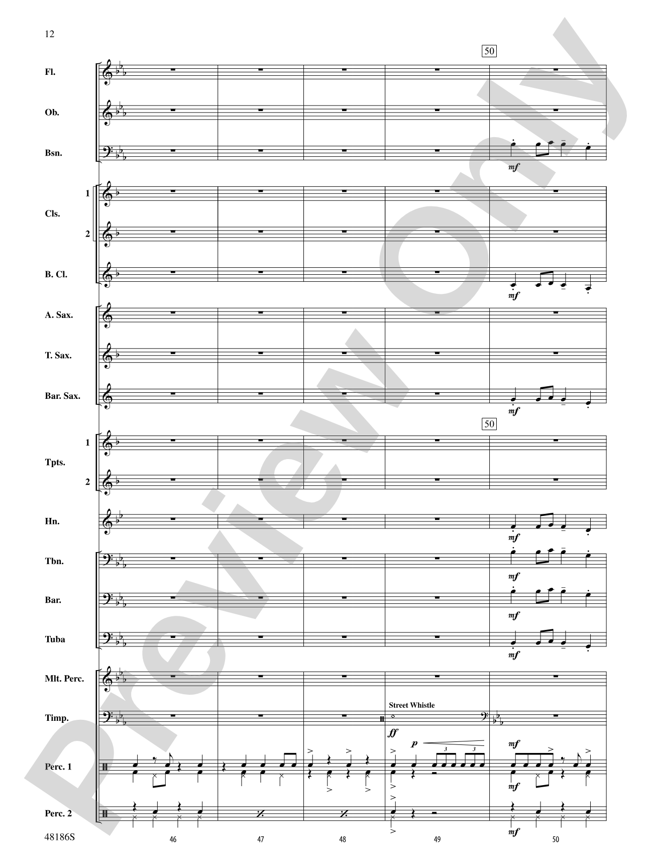 Up on the Housetop--Down in New Orleans: Concert Band Conductor Score & Parts