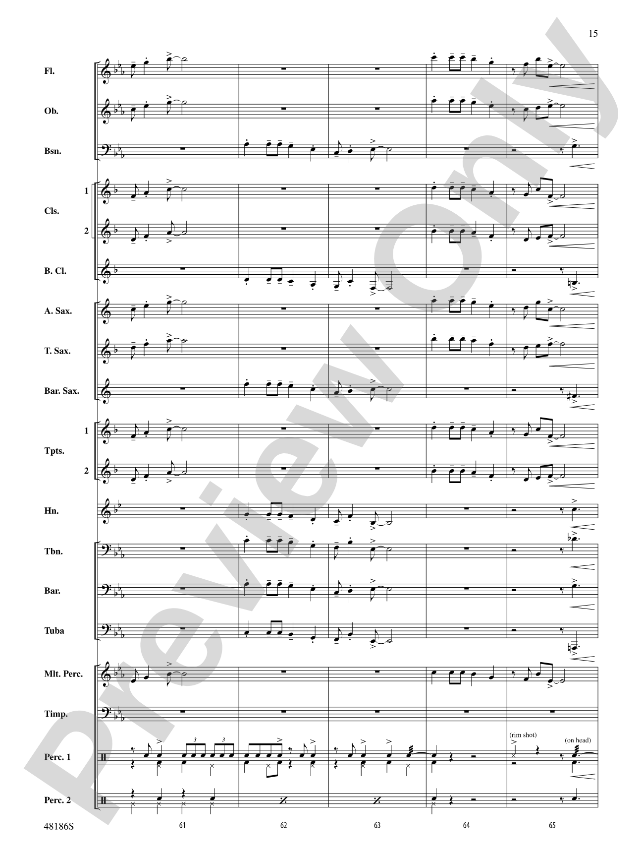 Up on the Housetop--Down in New Orleans: Concert Band Conductor Score & Parts