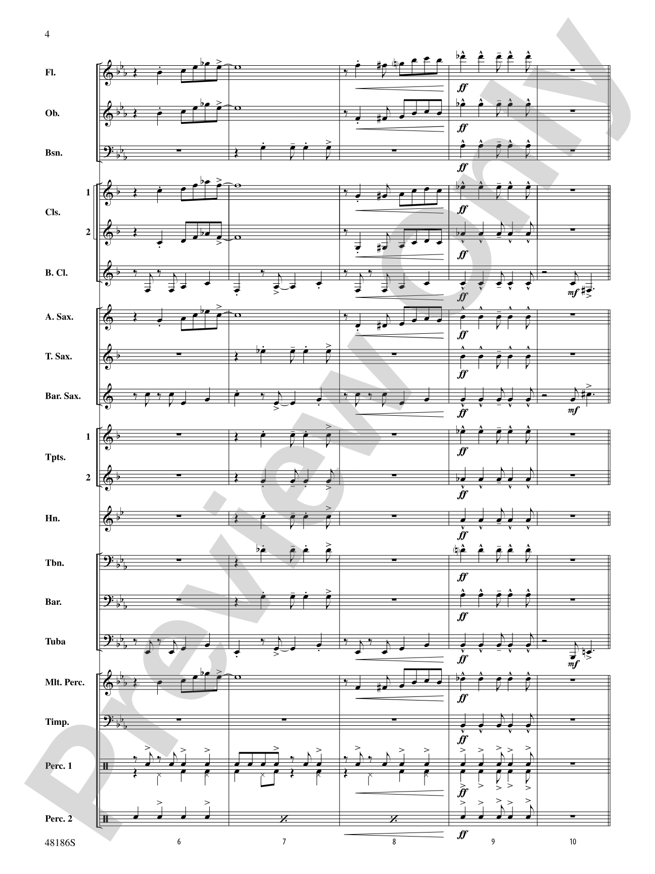 Up on the Housetop--Down in New Orleans: Concert Band Conductor Score & Parts