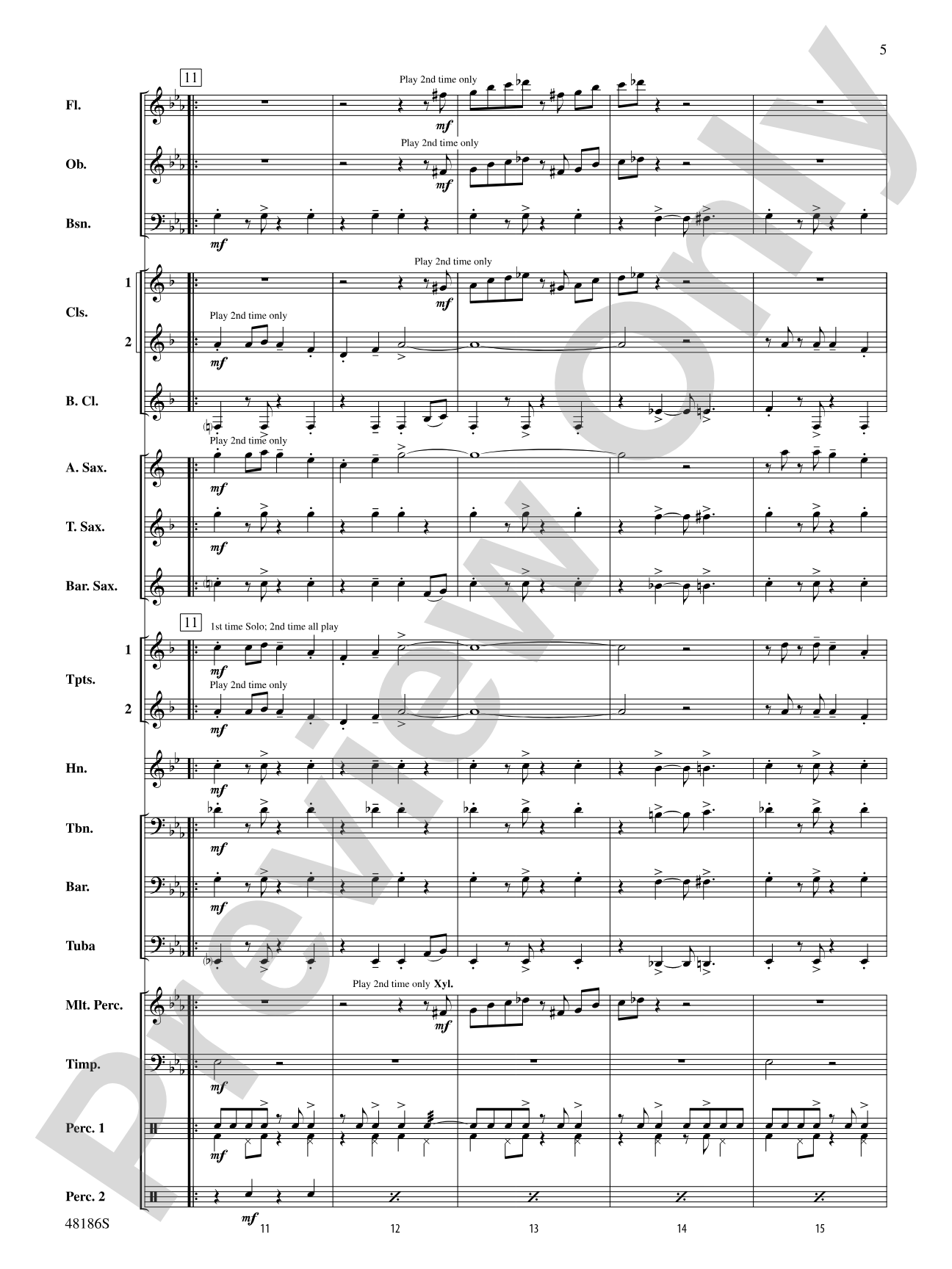 Up on the Housetop--Down in New Orleans: Concert Band Conductor Score & Parts
