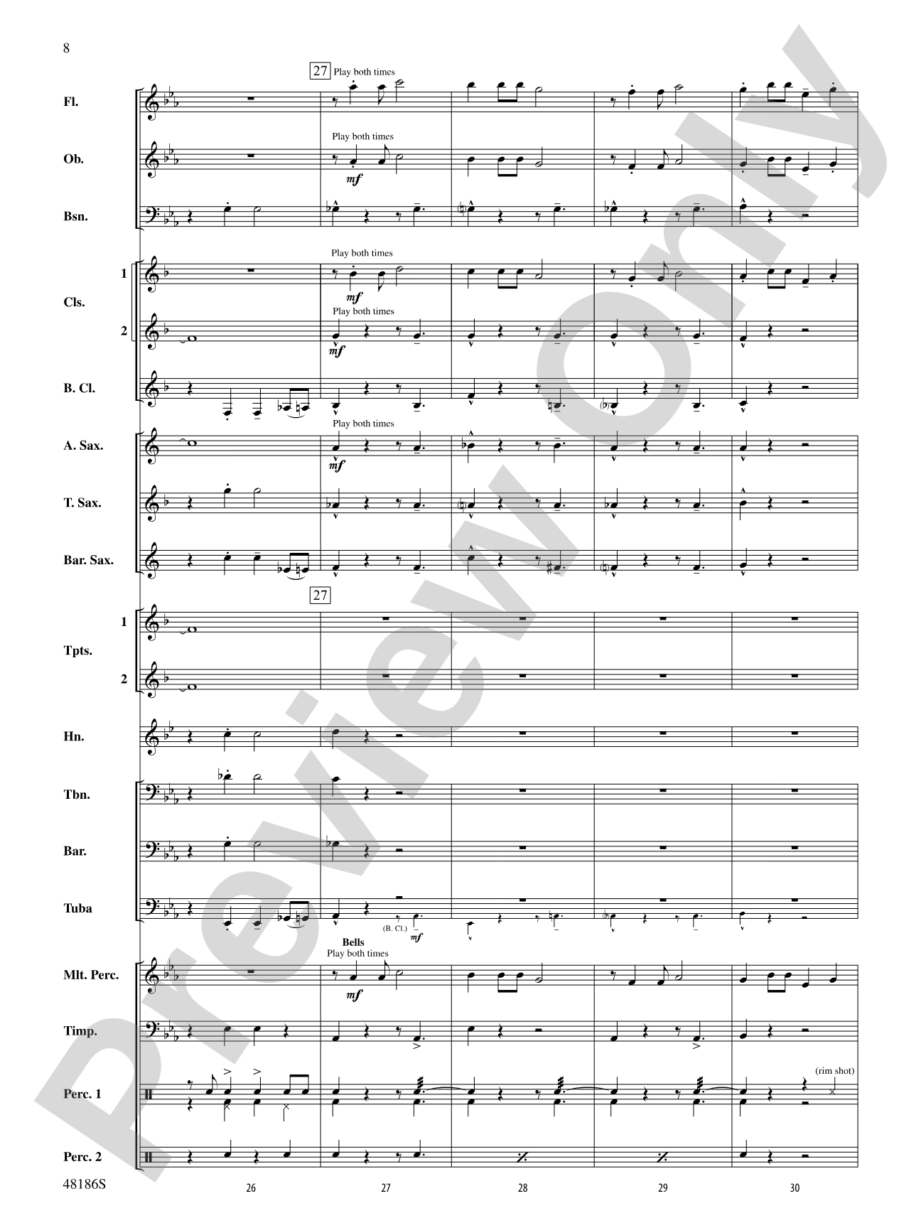 Up on the Housetop--Down in New Orleans: Concert Band Conductor Score & Parts