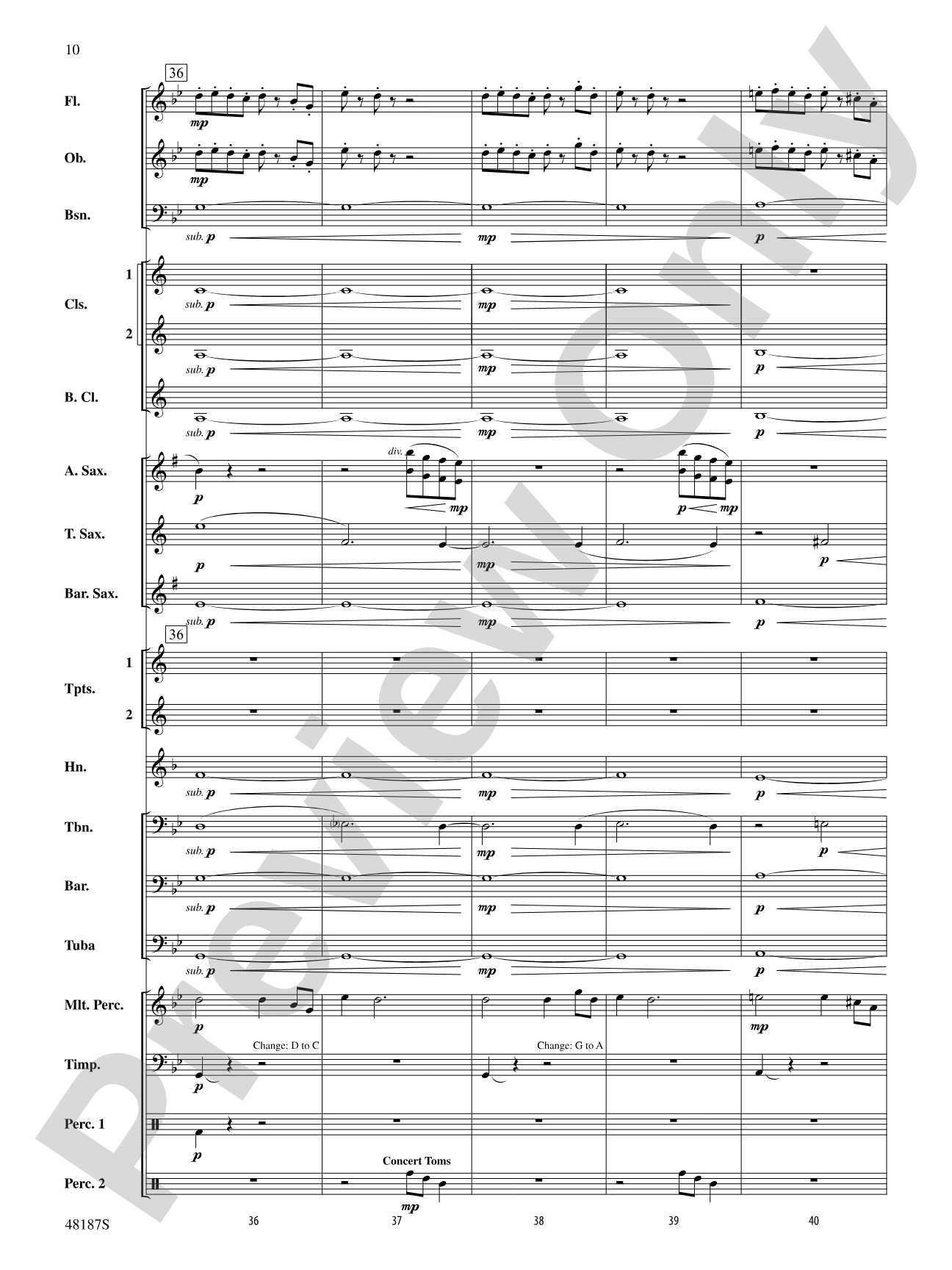 Fortaleza: Concert Band Conductor Score & Parts