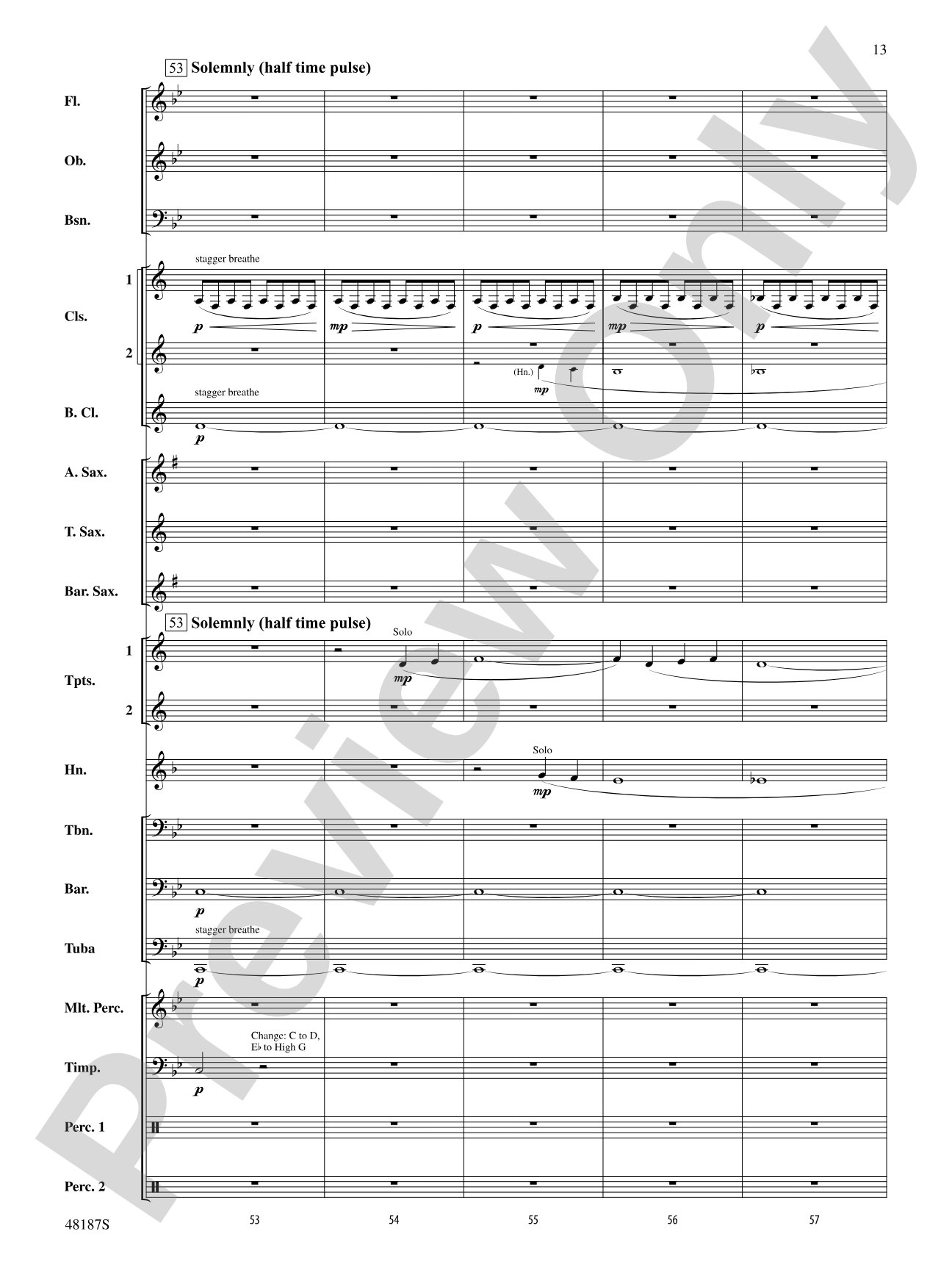 Fortaleza: Concert Band Conductor Score & Parts