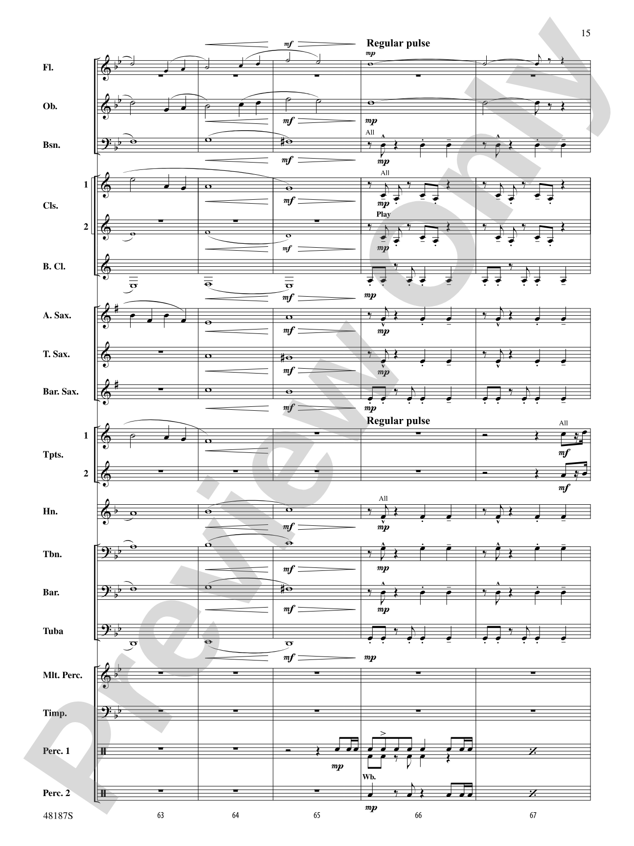 Fortaleza: Concert Band Conductor Score & Parts
