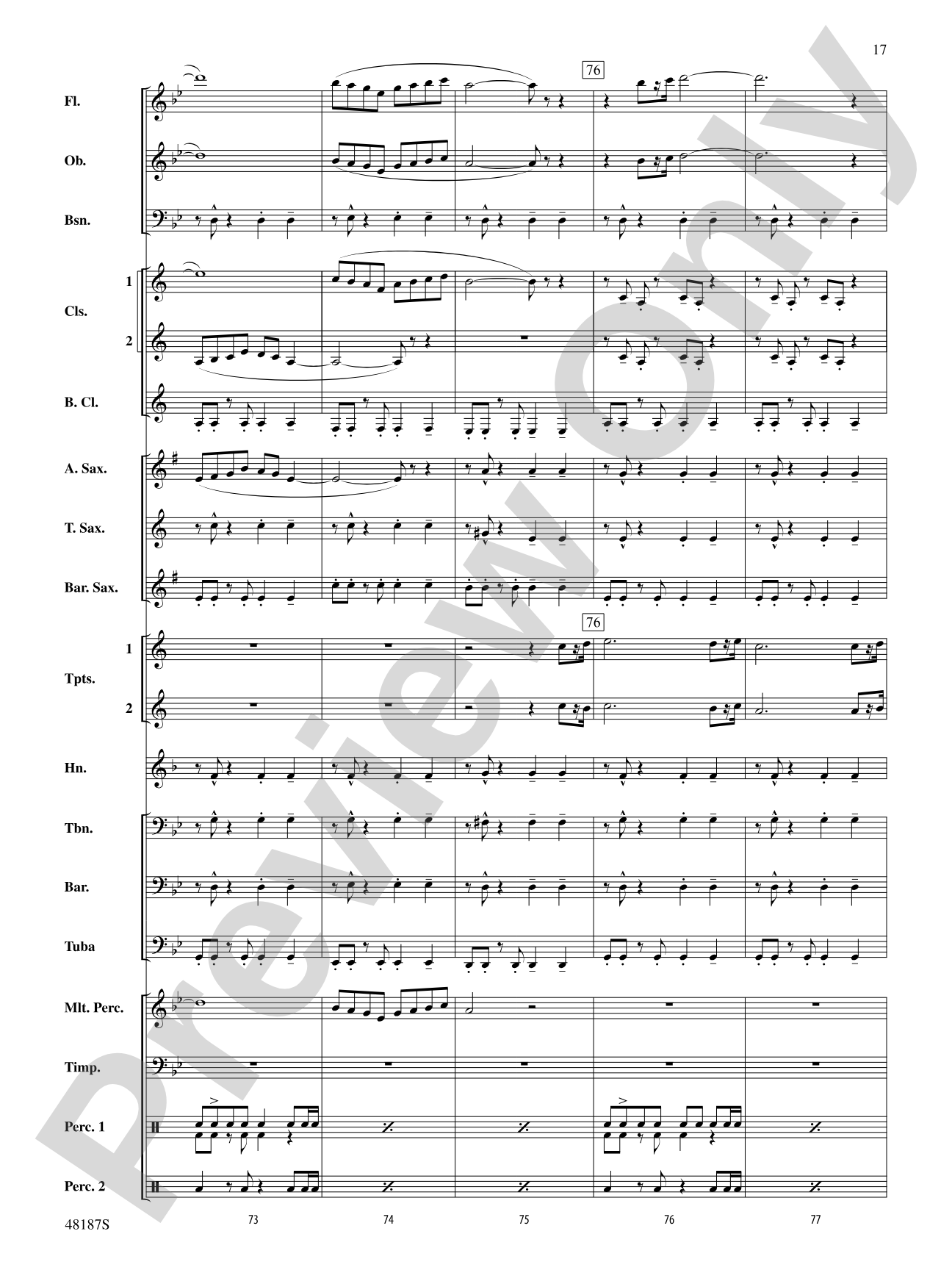 Fortaleza: Concert Band Conductor Score & Parts