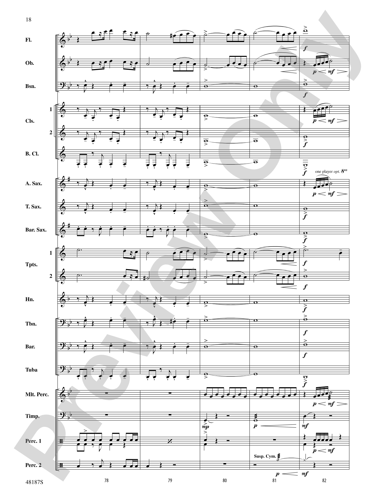 Fortaleza: Concert Band Conductor Score & Parts