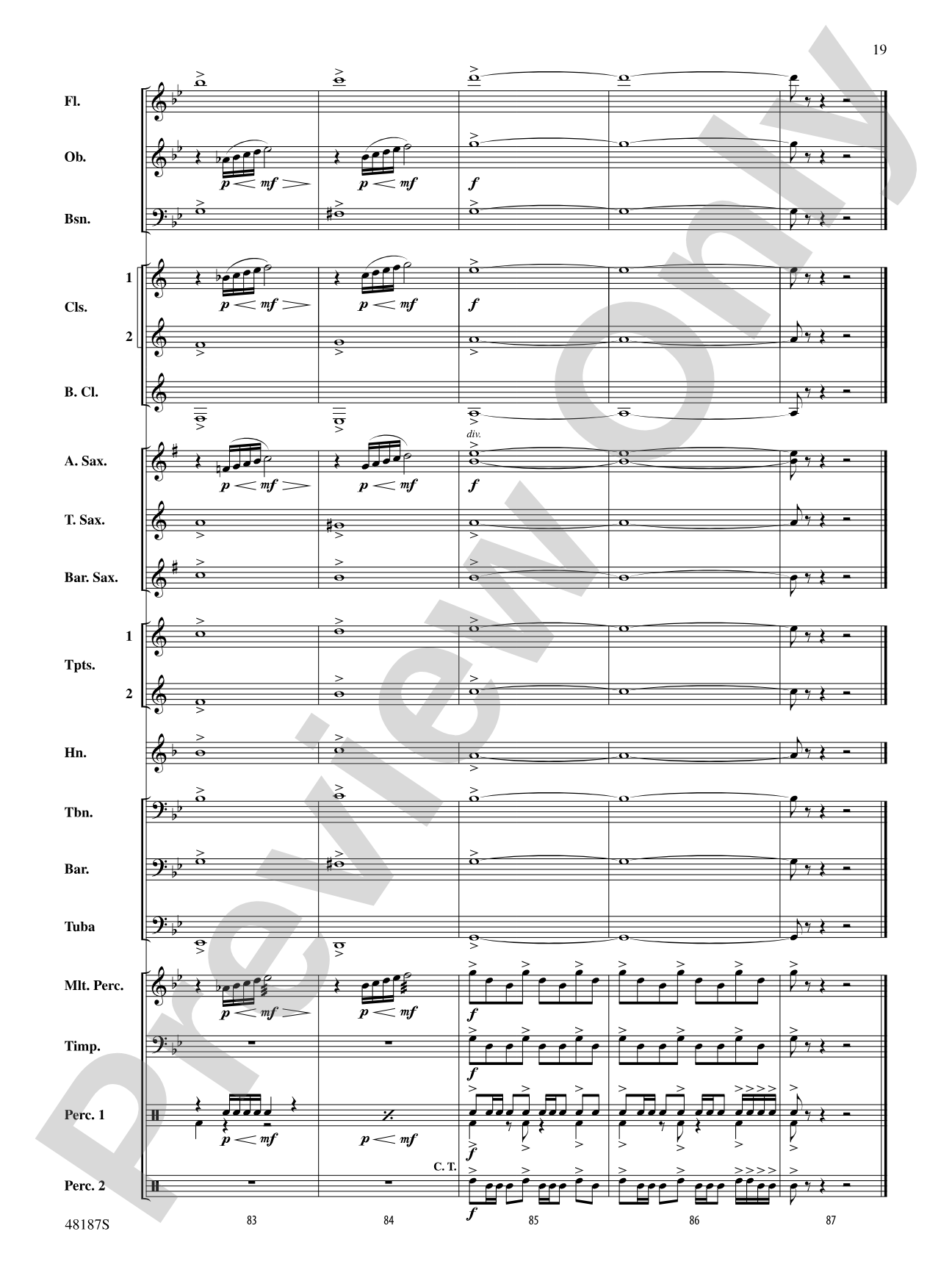 Fortaleza: Concert Band Conductor Score & Parts