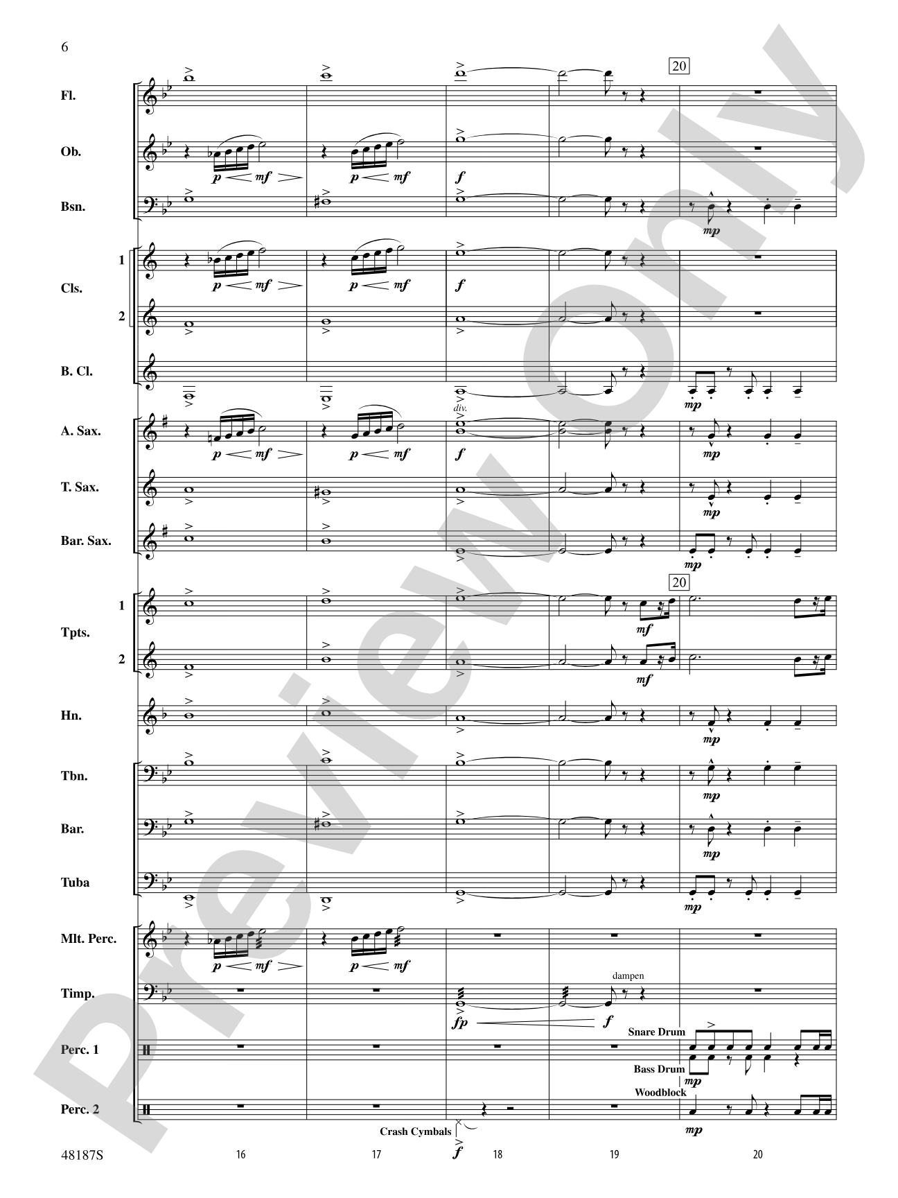 Fortaleza: Concert Band Conductor Score & Parts