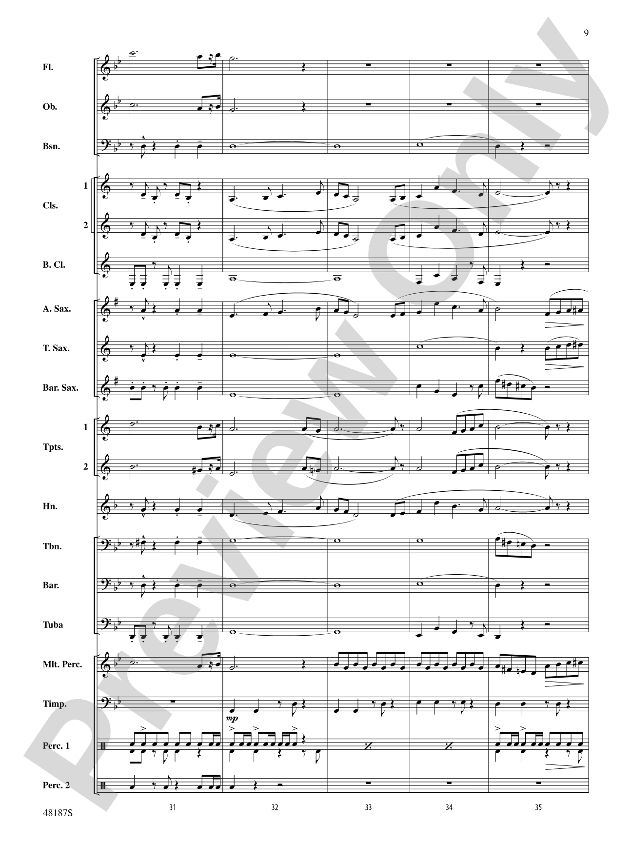Fortaleza: Concert Band Conductor Score & Parts