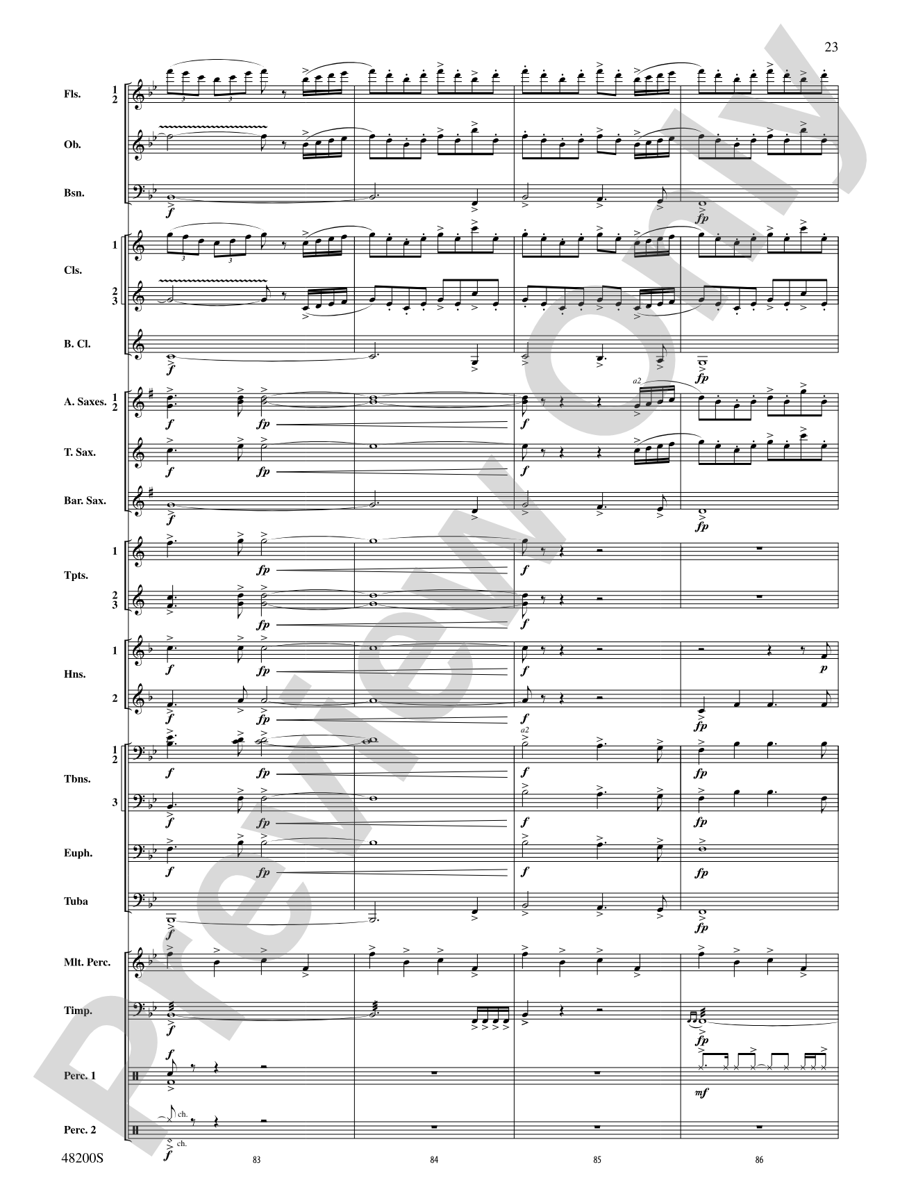 Angels of Joy!: Concert Band Conductor Score & Parts