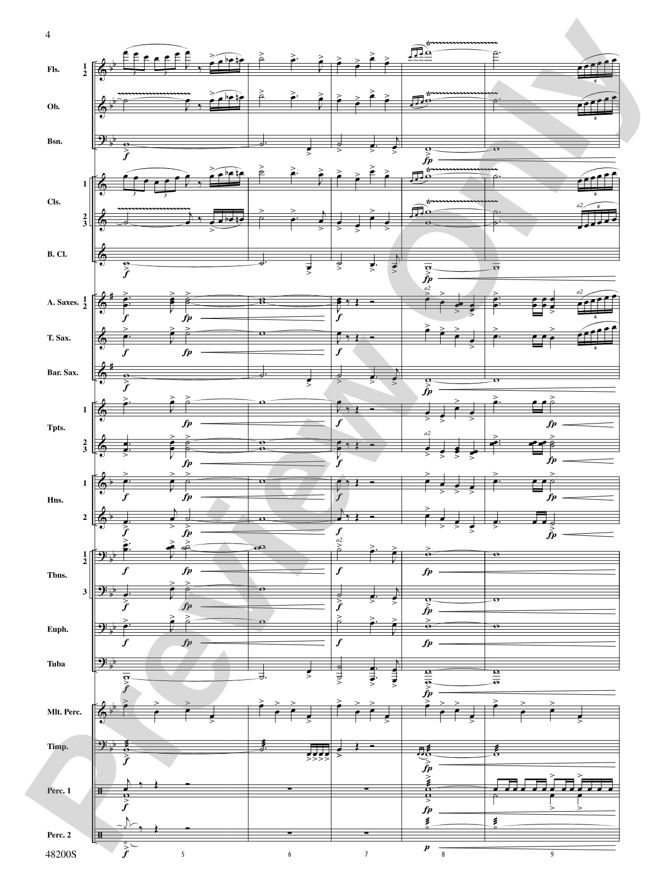 Angels of Joy!: Concert Band Conductor Score & Parts