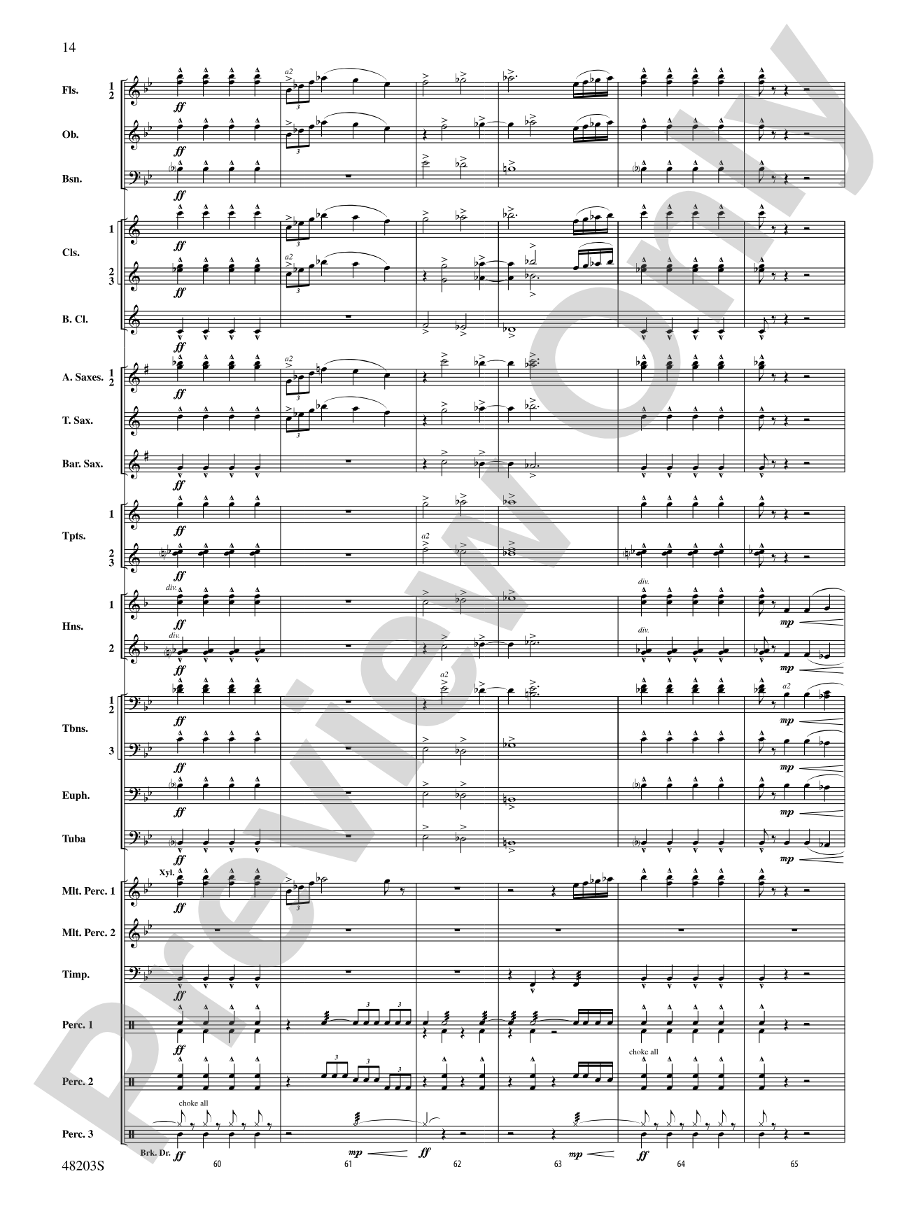 The Summoning: Concert Band Conductor Score & Parts