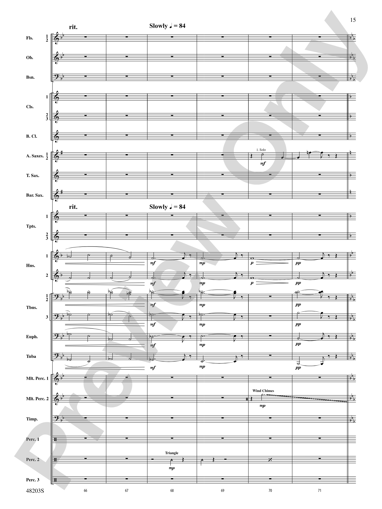 The Summoning: Concert Band Conductor Score & Parts