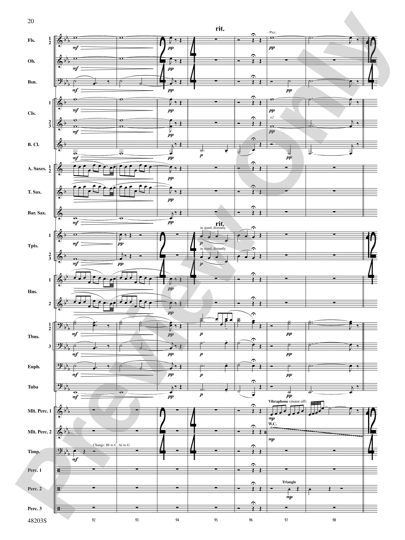 The Summoning: Concert Band Conductor Score & Parts