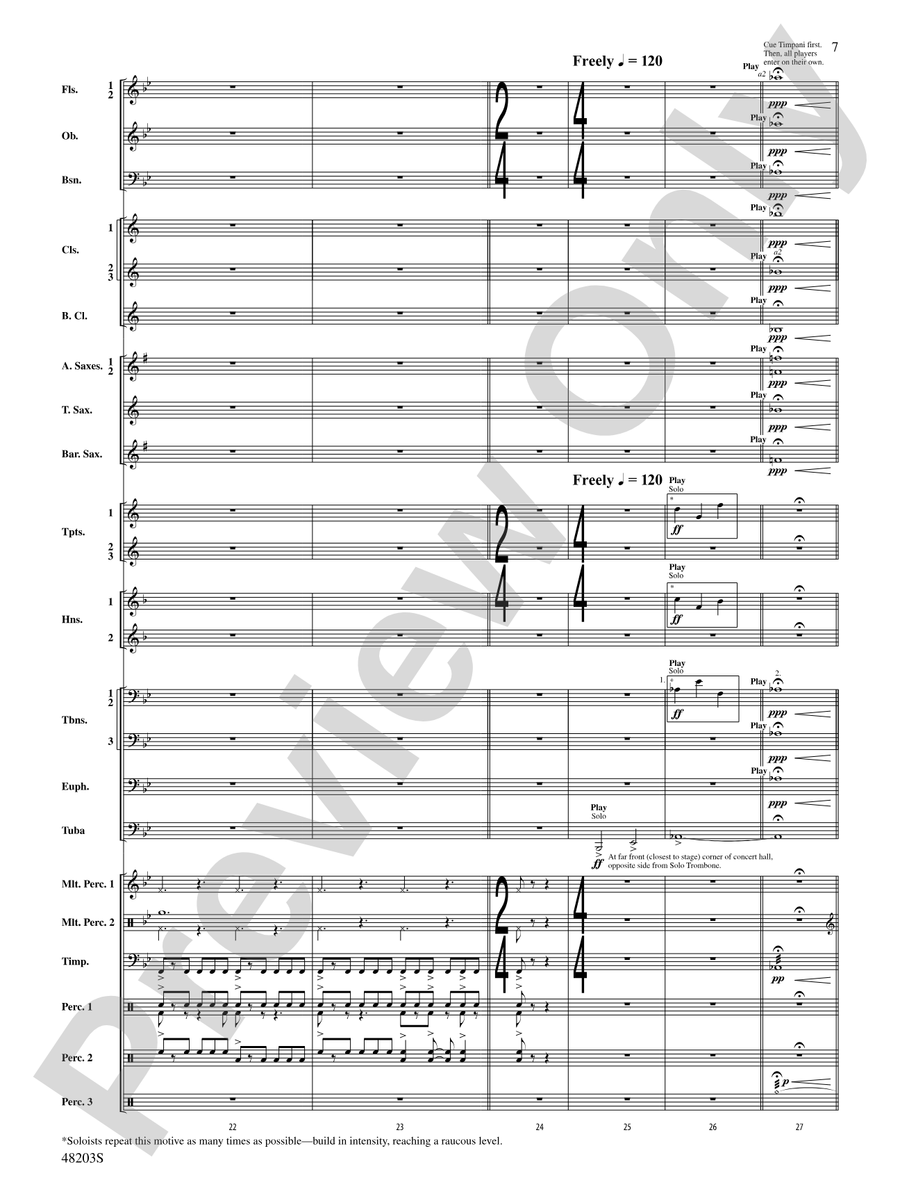 The Summoning: Concert Band Conductor Score & Parts