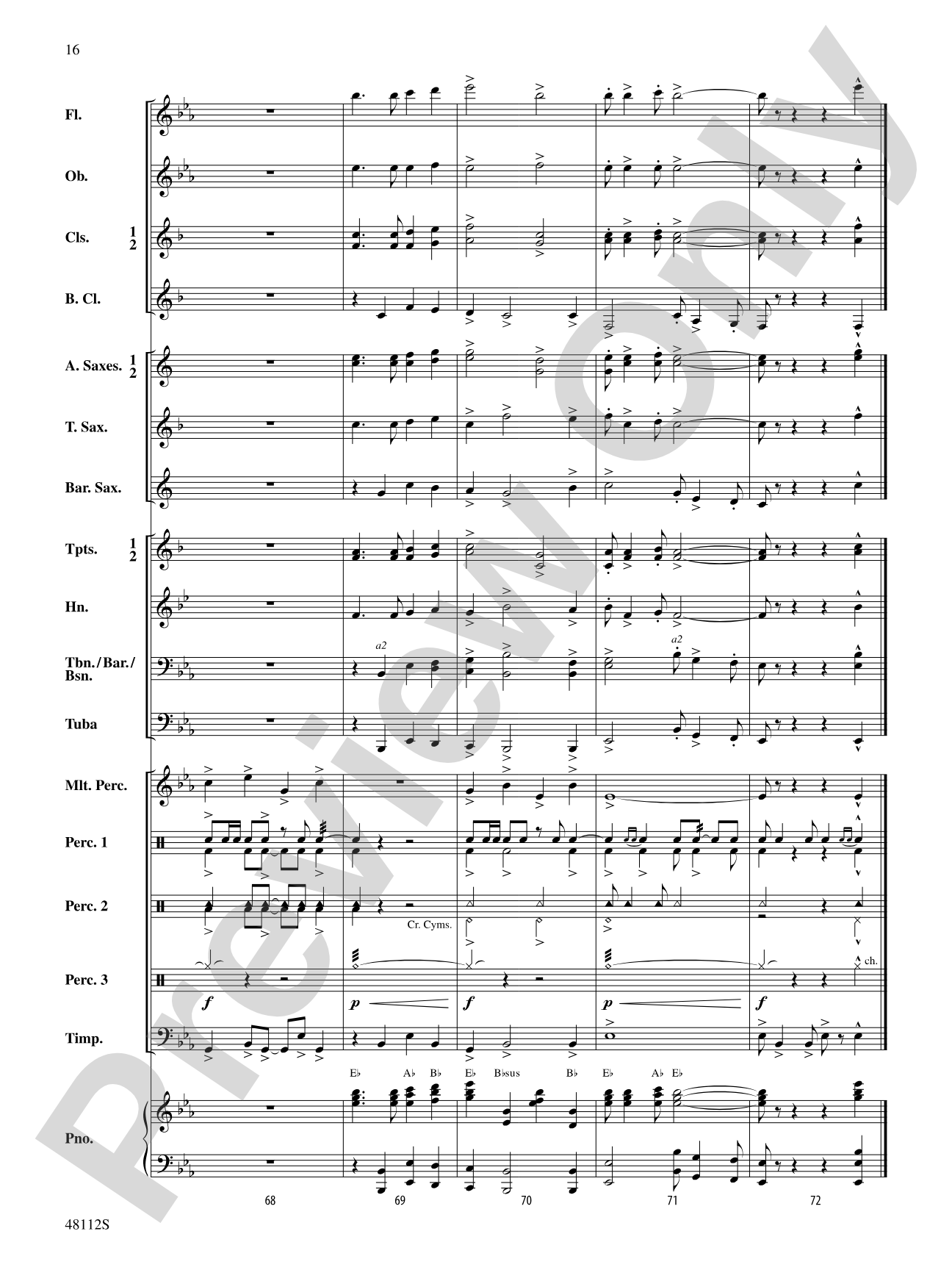 Zion March: Concert Band Conductor Score & Parts