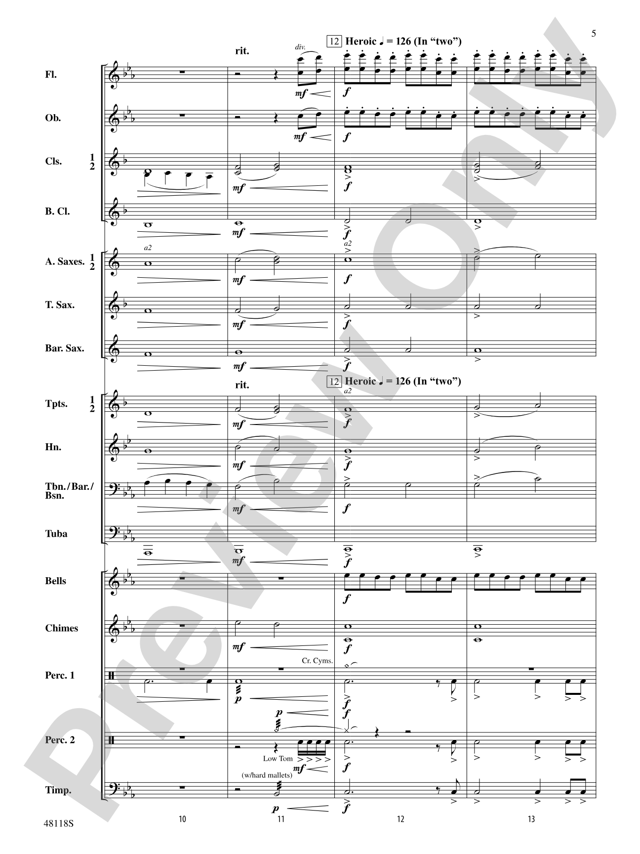 Defenders of the Realm: Concert Band Conductor Score & Parts