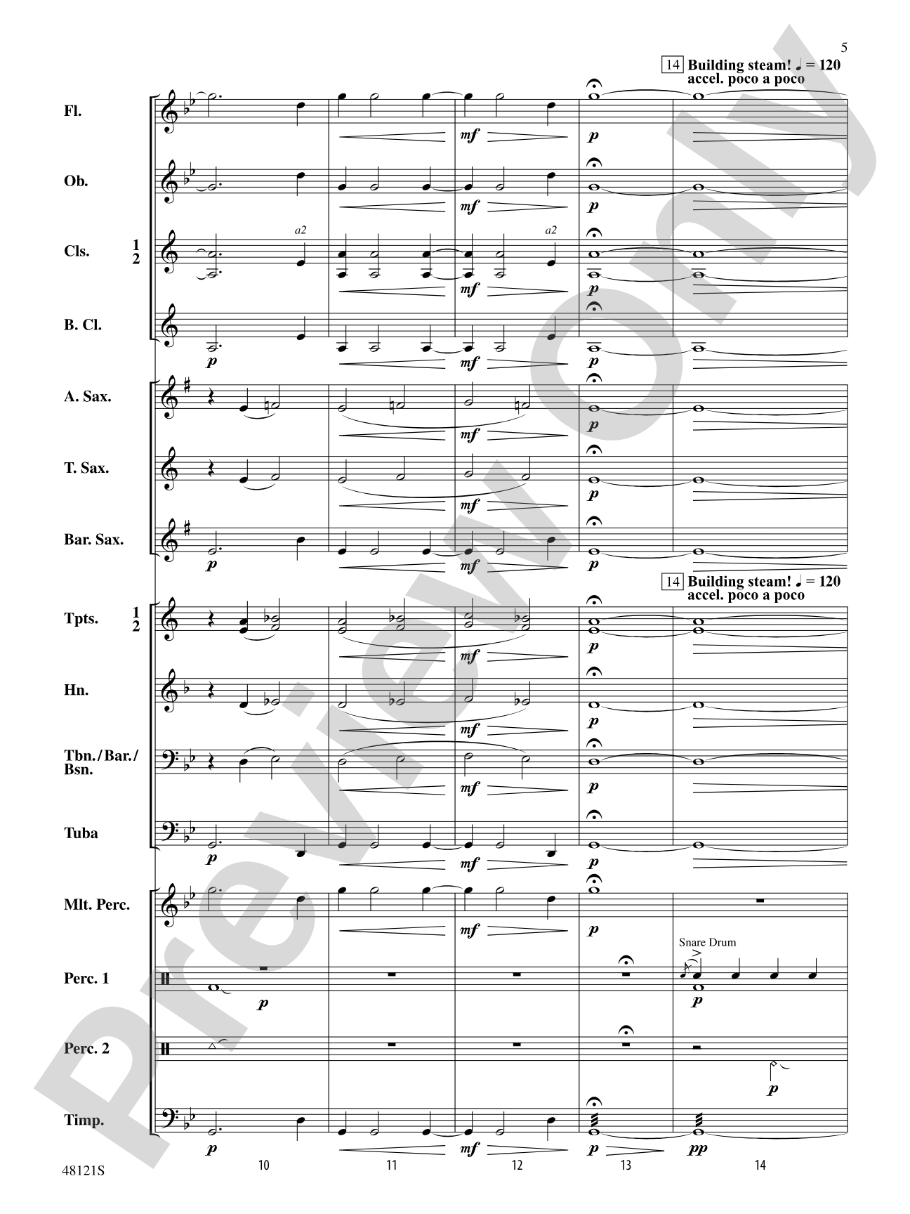 Journey on the Yukon Express: Concert Band Conductor Score & Parts