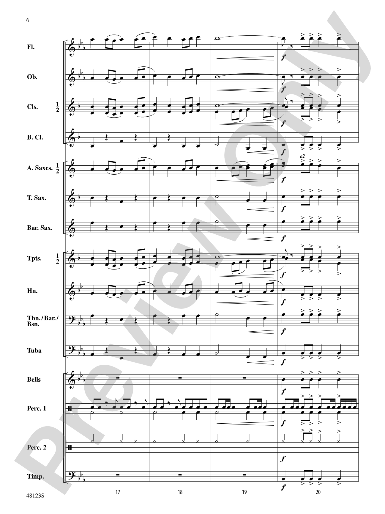 Pine Island March: Concert Band Conductor Score & Parts