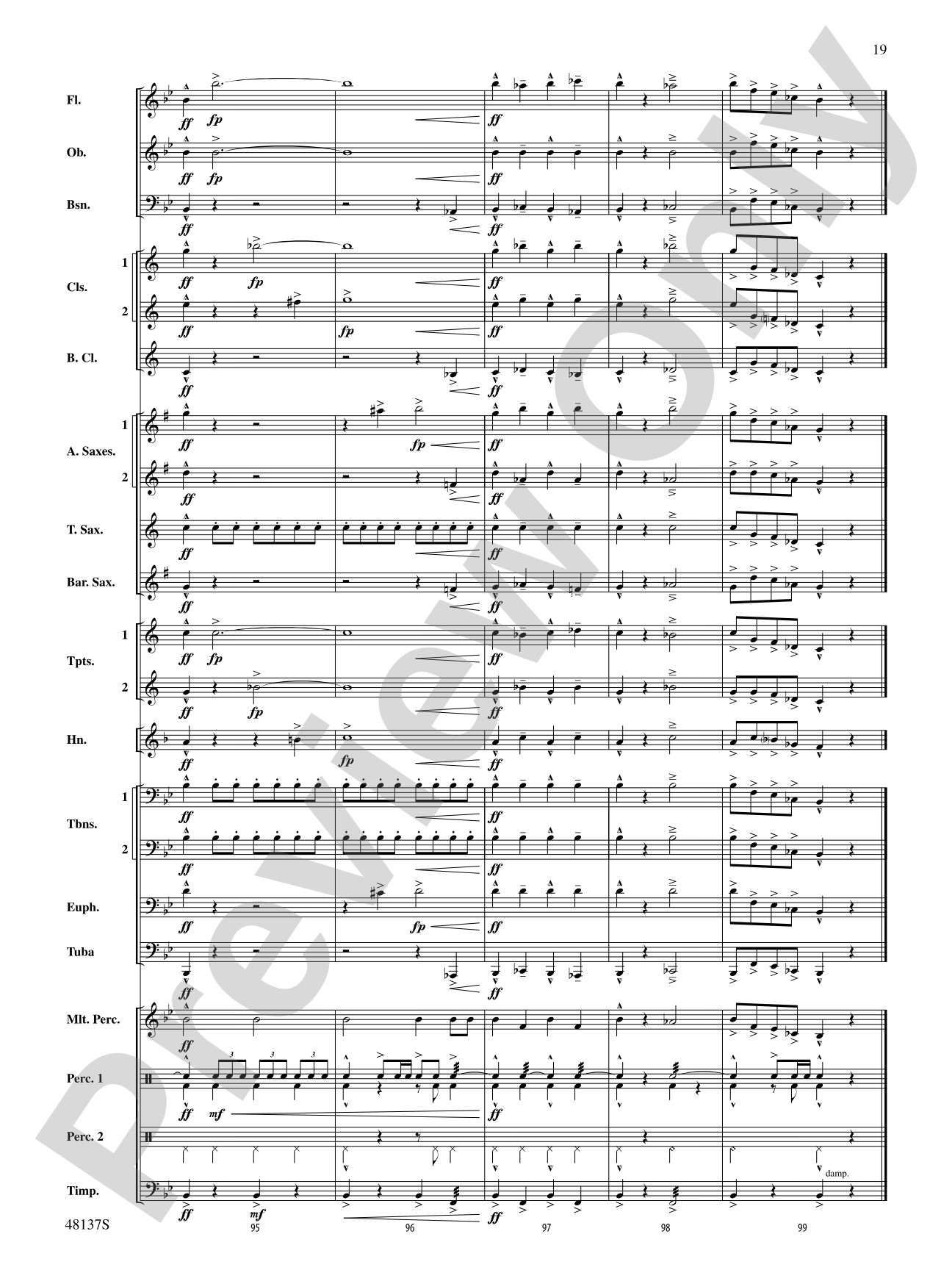 Pride and Joy: Concert Band Conductor Score & Parts