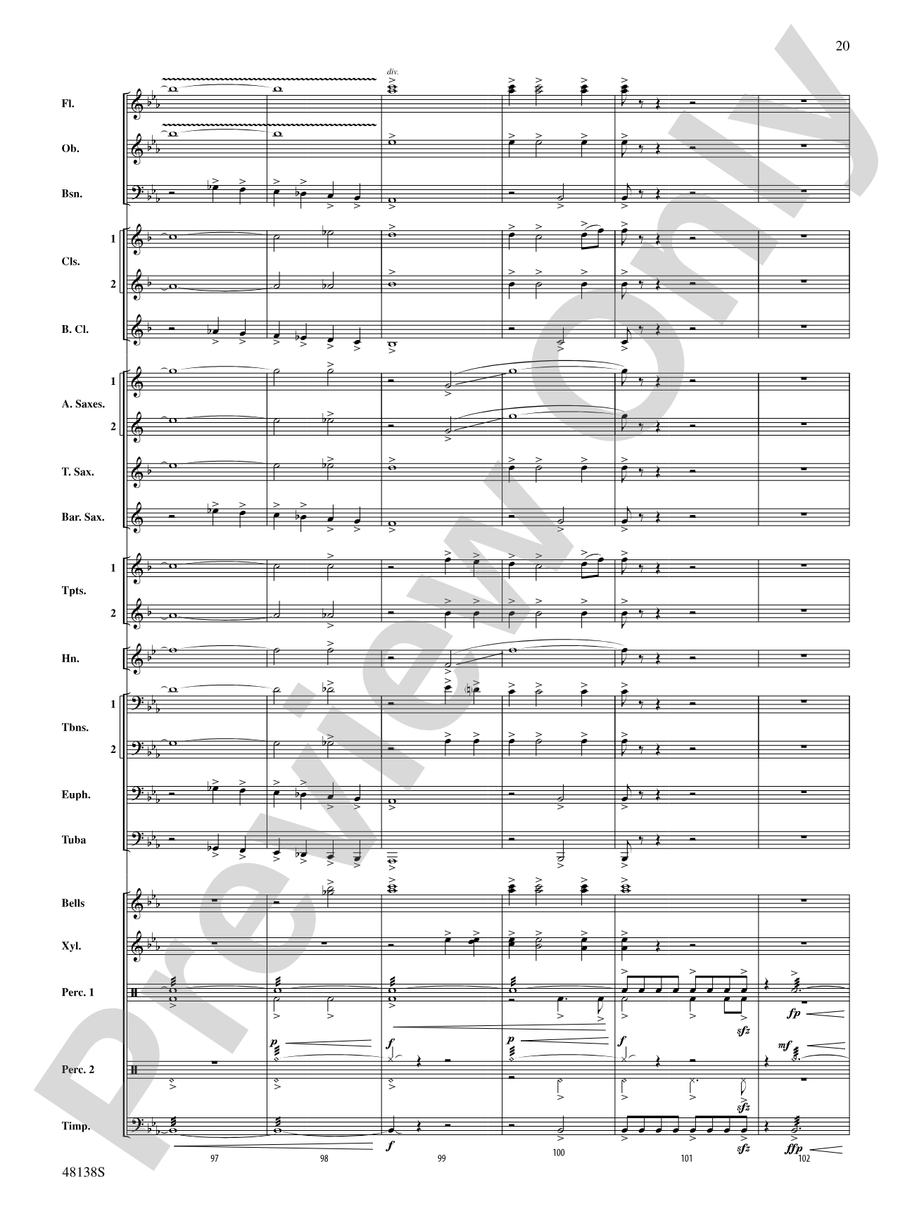 Light Up the Sky: Concert Band Conductor Score & Parts