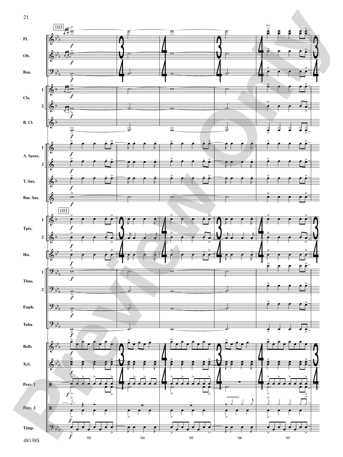 Light Up the Sky: Concert Band Conductor Score & Parts