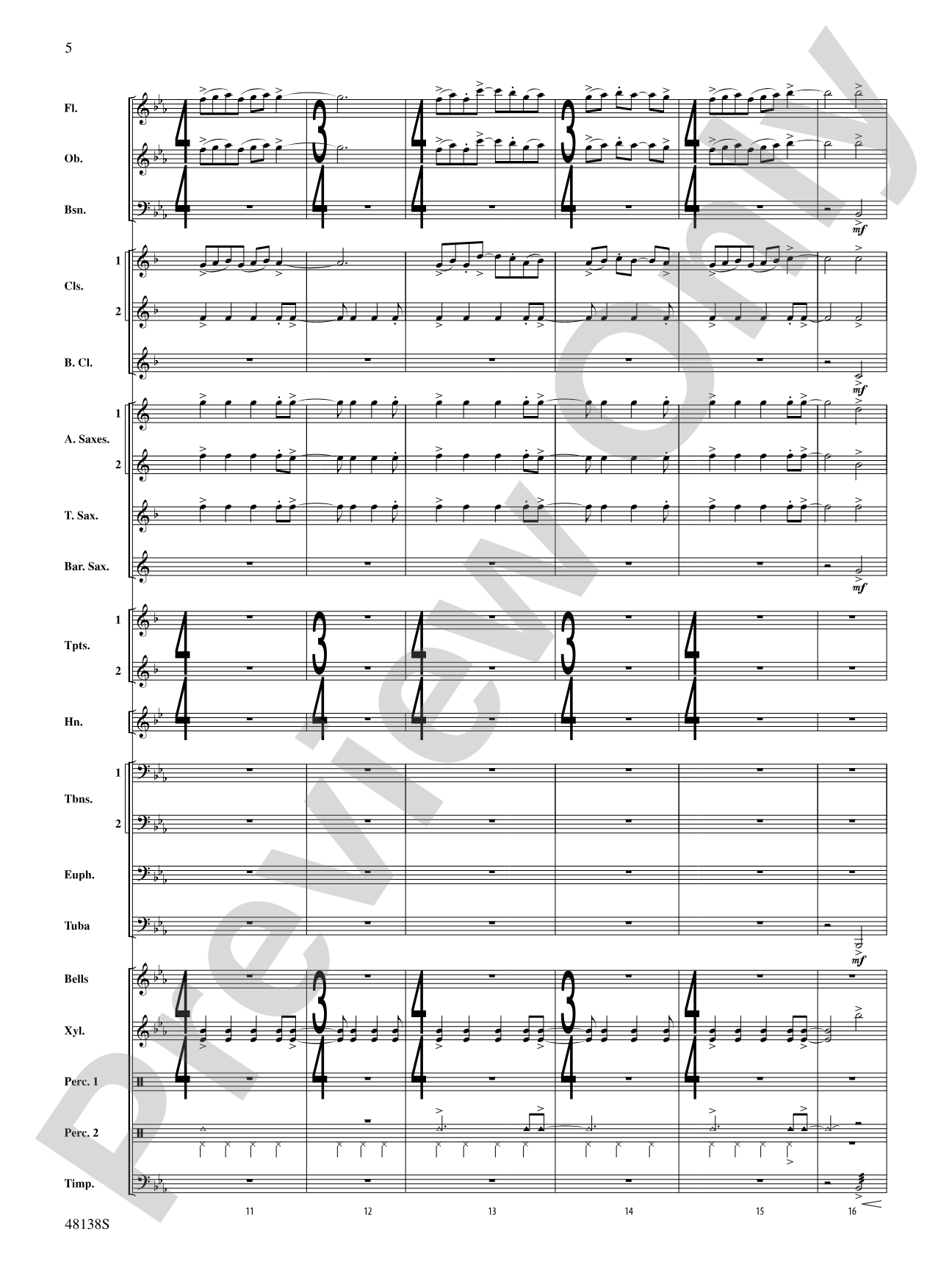 Light Up the Sky: Concert Band Conductor Score & Parts