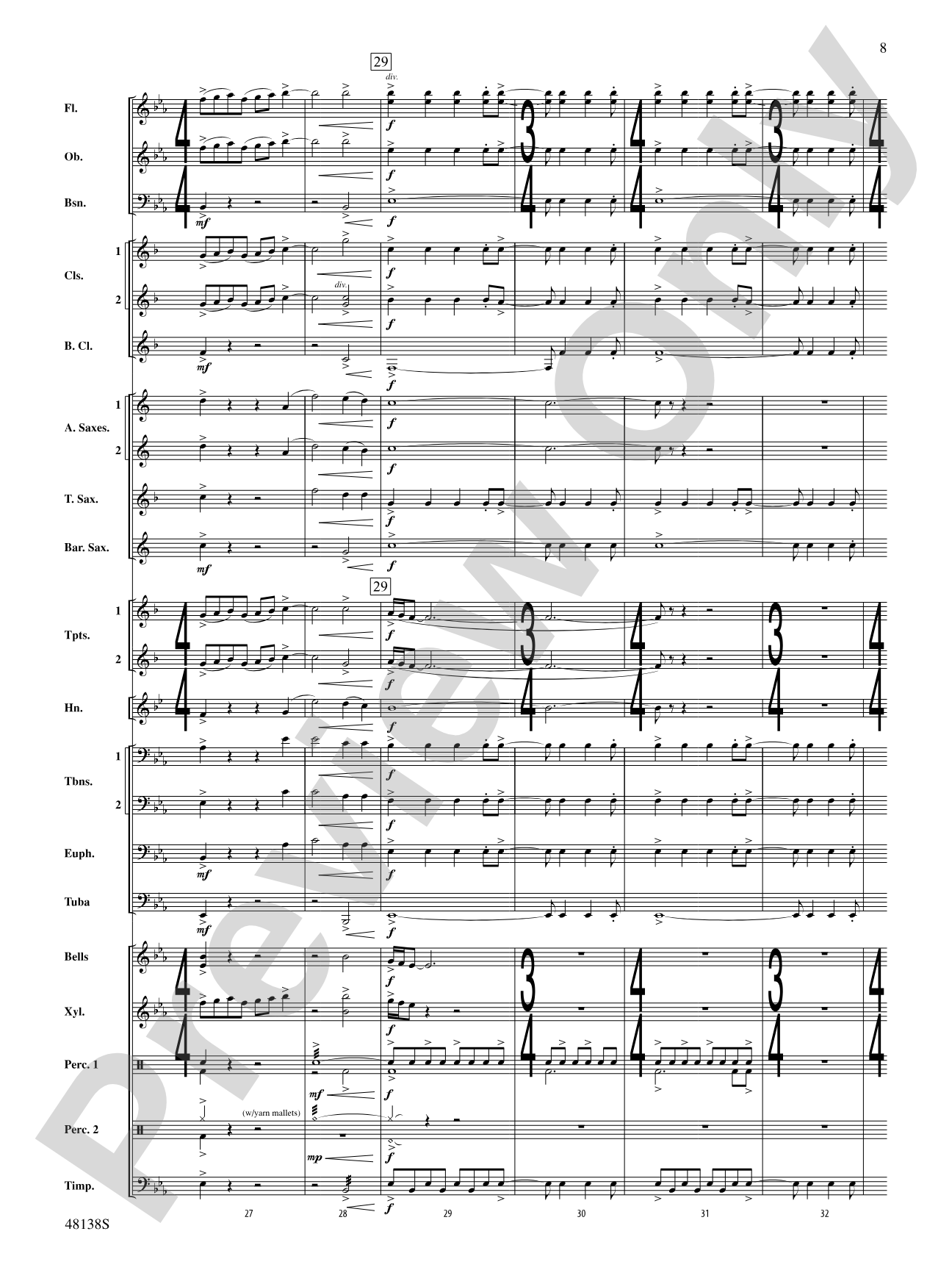 Light Up the Sky: Concert Band Conductor Score & Parts