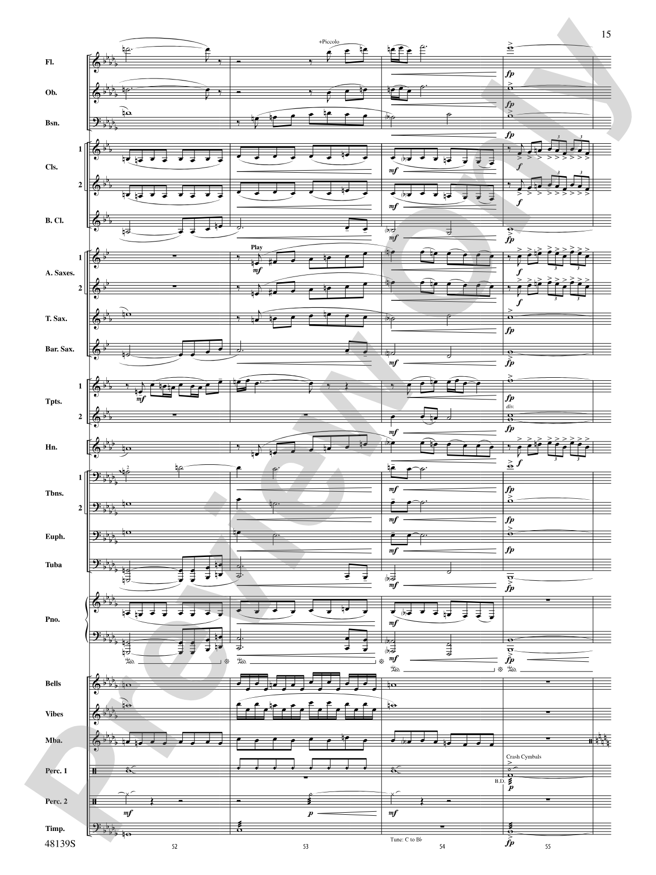 The Photo Album: Concert Band Conductor Score & Parts