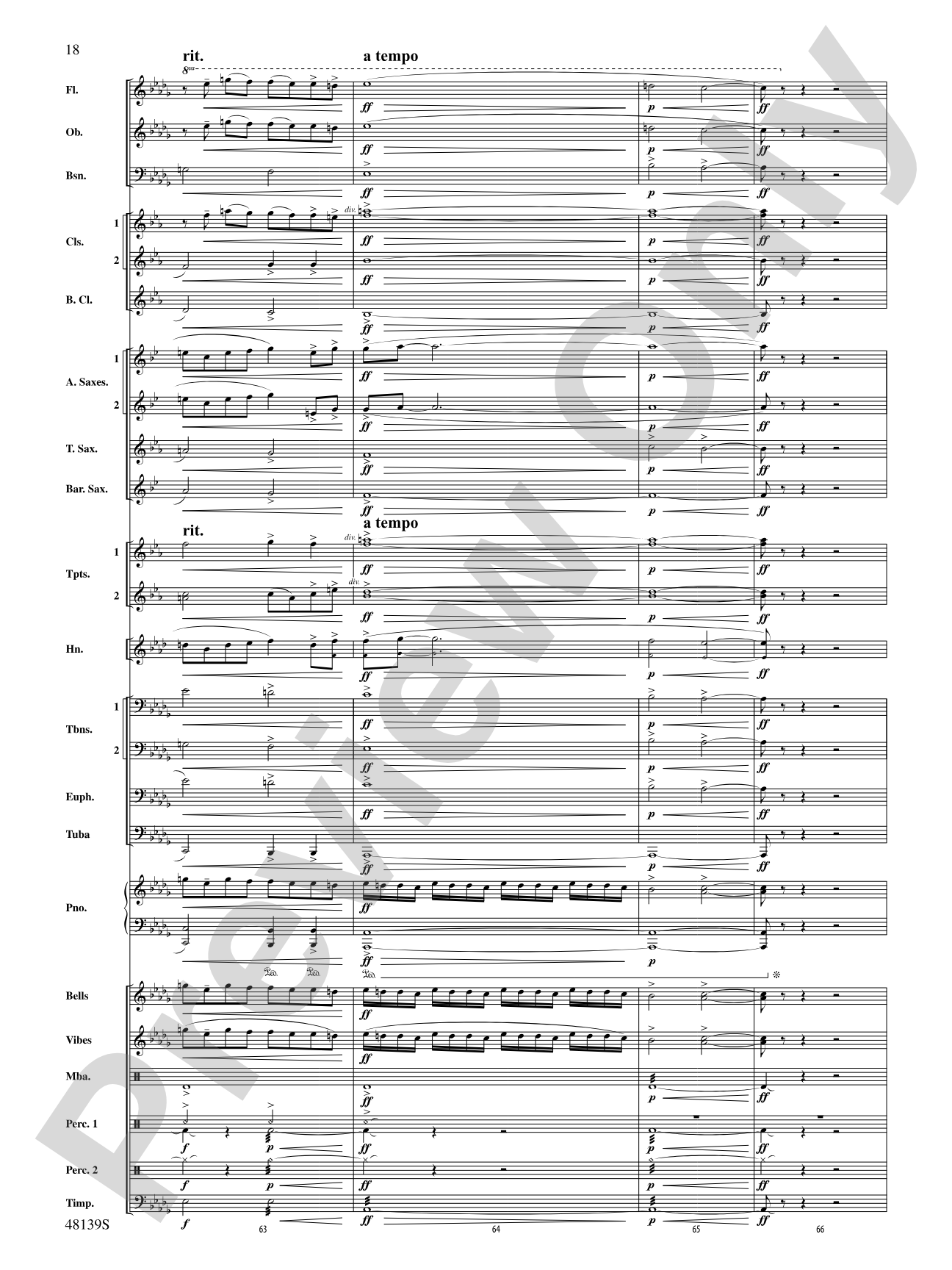 The Photo Album: Concert Band Conductor Score & Parts