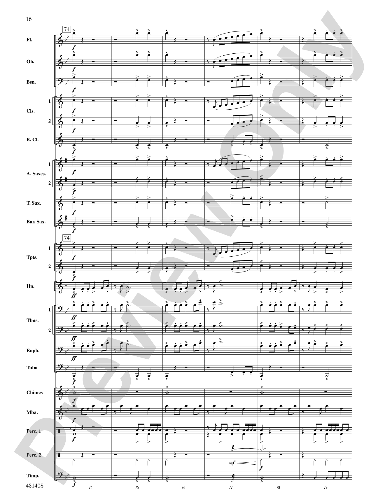 Jubileus: Concert Band Conductor Score & Parts