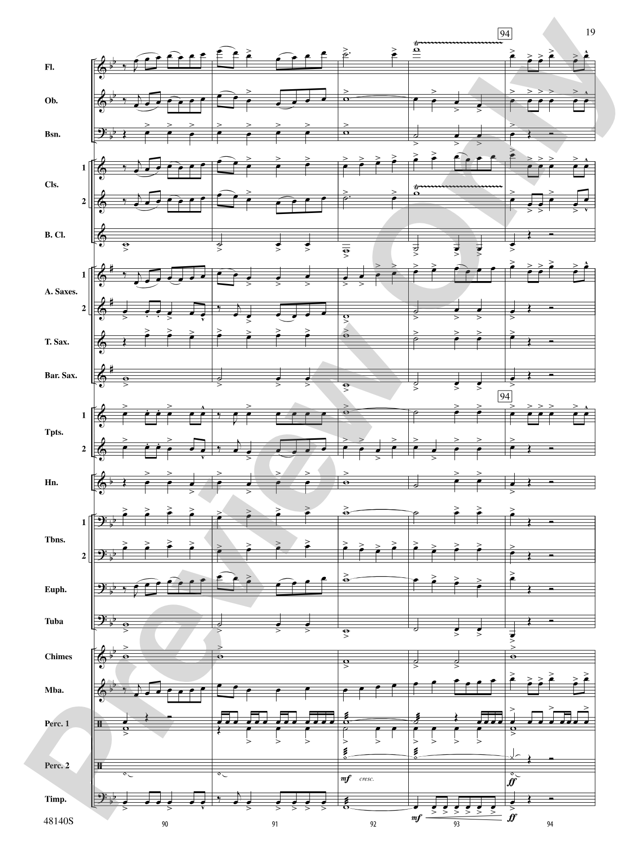 Jubileus: Concert Band Conductor Score & Parts