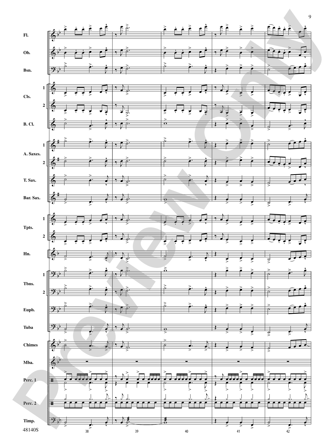 Jubileus: Concert Band Conductor Score & Parts