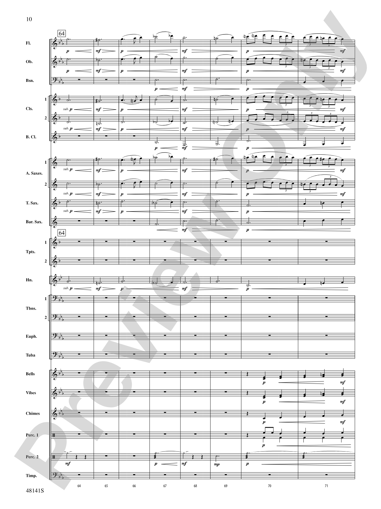 The Offerings of Nadab and Abihu: Concert Band Conductor Score & Parts