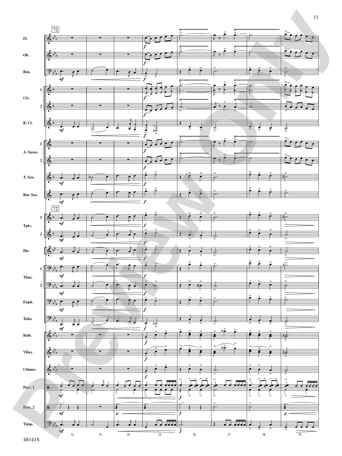 The Offerings of Nadab and Abihu: Concert Band Conductor Score & Parts