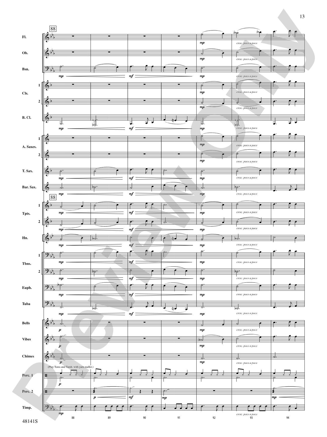 The Offerings of Nadab and Abihu: Concert Band Conductor Score & Parts