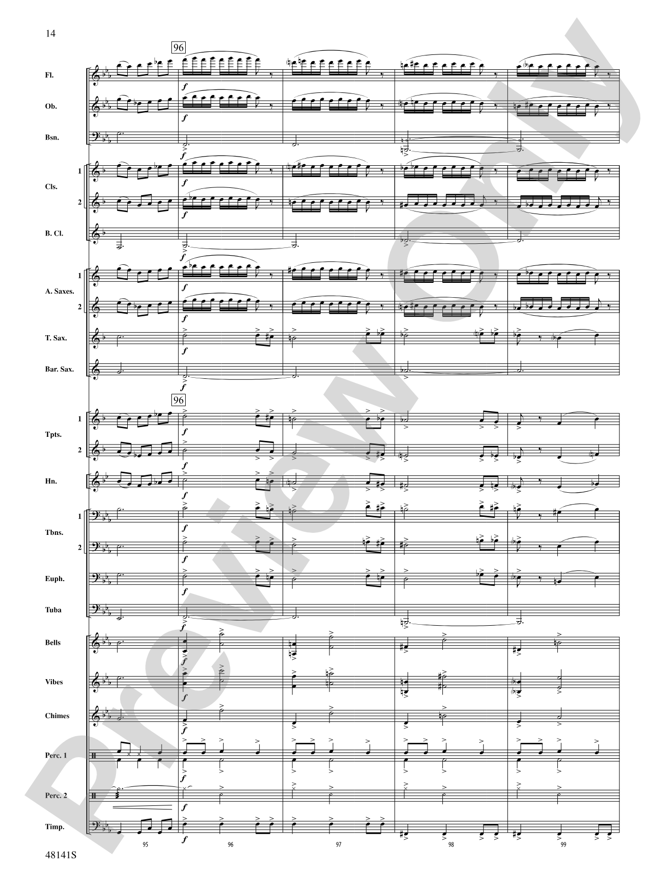 The Offerings of Nadab and Abihu: Concert Band Conductor Score & Parts