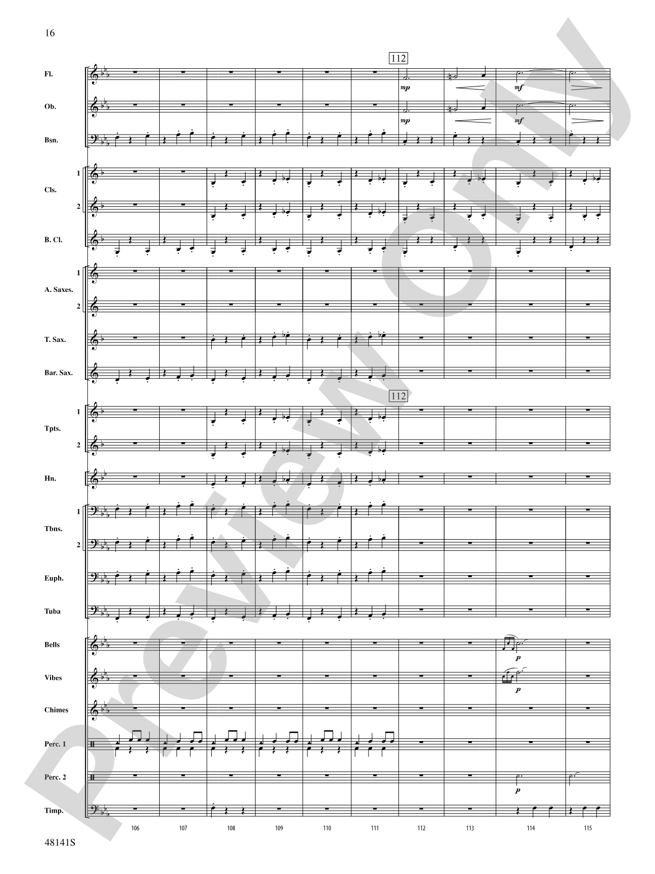 The Offerings of Nadab and Abihu: Concert Band Conductor Score & Parts