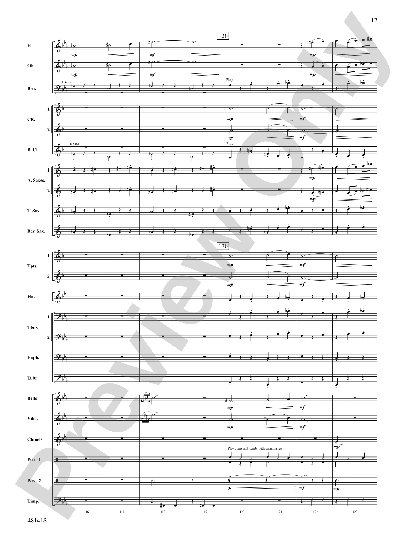 The Offerings of Nadab and Abihu: Concert Band Conductor Score & Parts