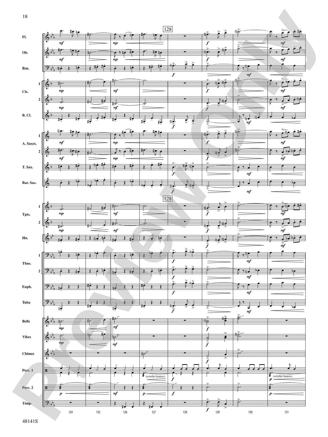 The Offerings of Nadab and Abihu: Concert Band Conductor Score & Parts