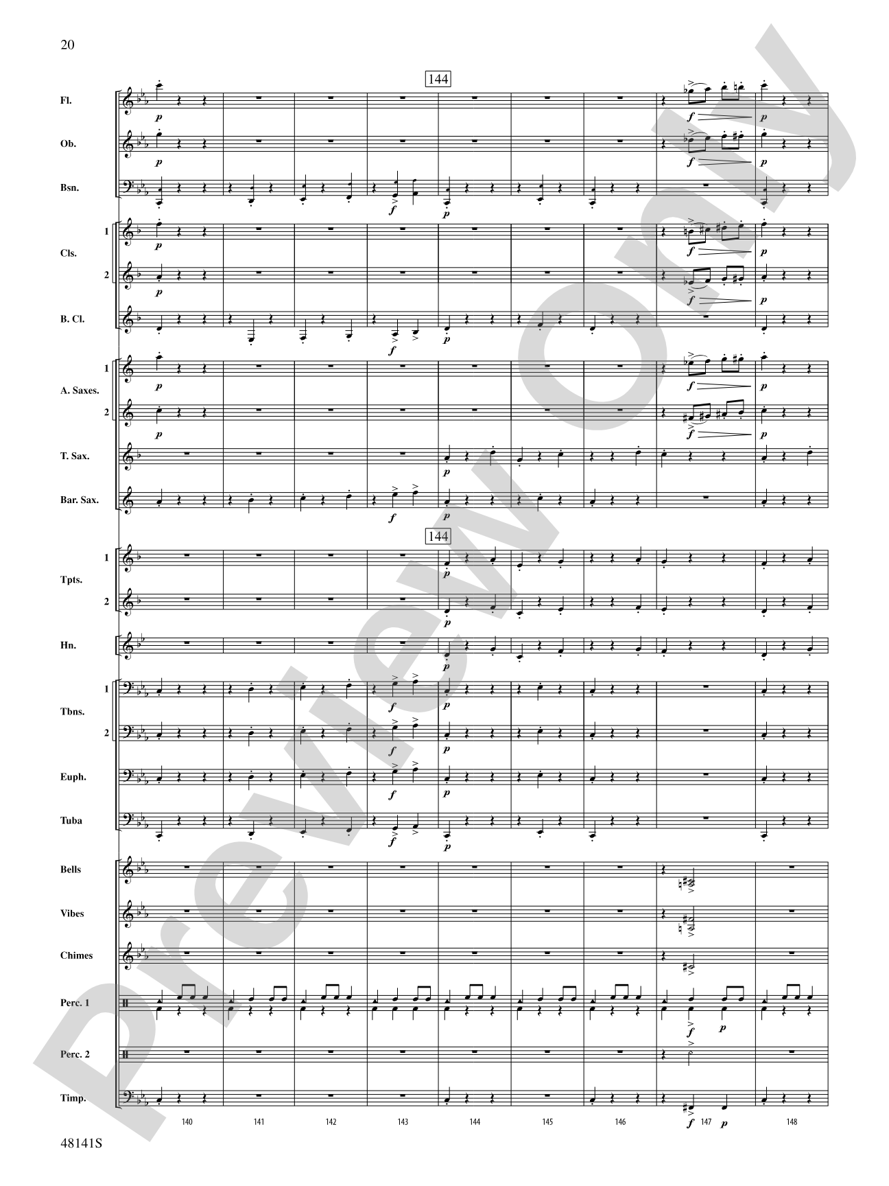The Offerings of Nadab and Abihu: Concert Band Conductor Score & Parts