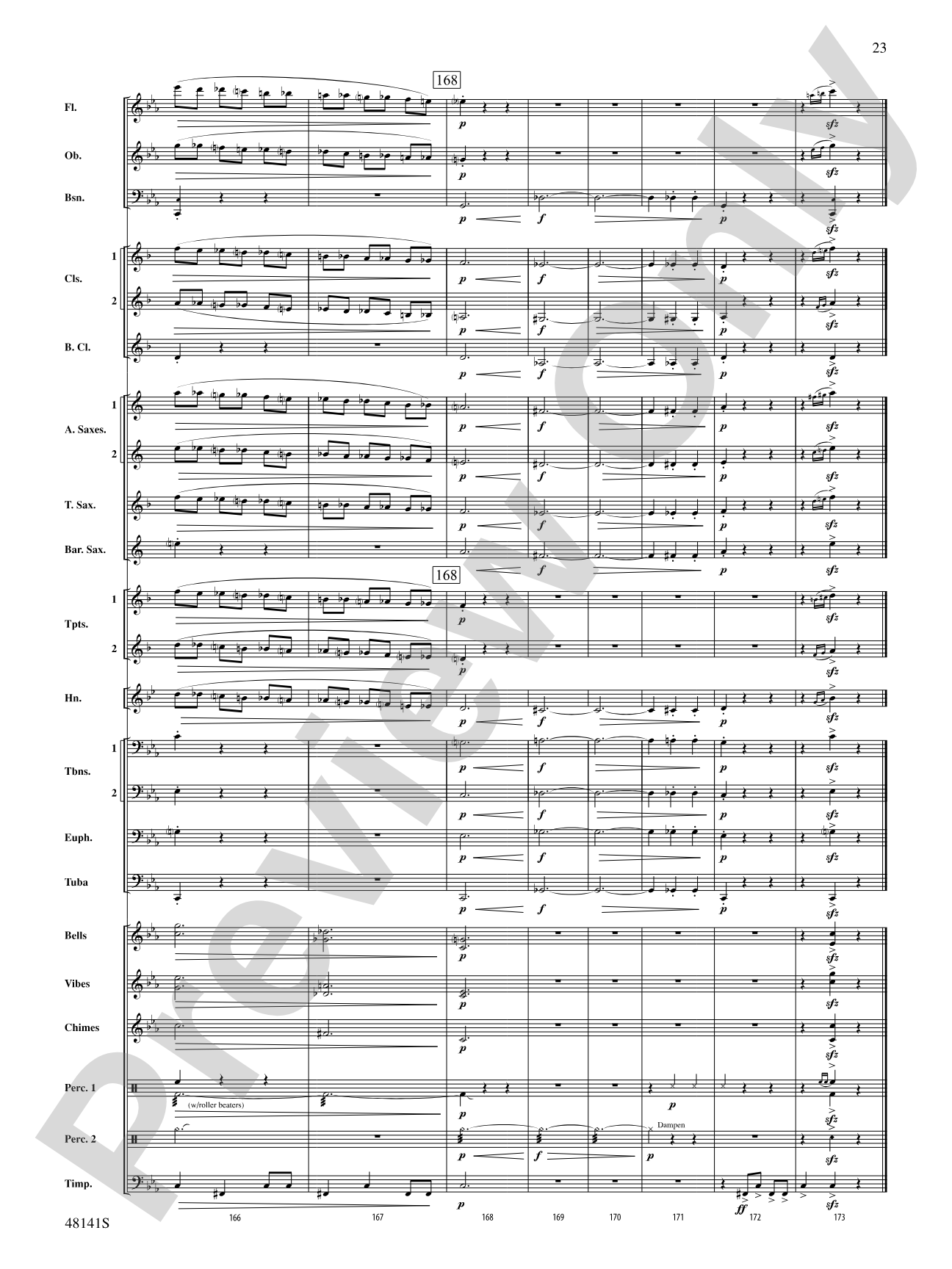 The Offerings of Nadab and Abihu: Concert Band Conductor Score & Parts
