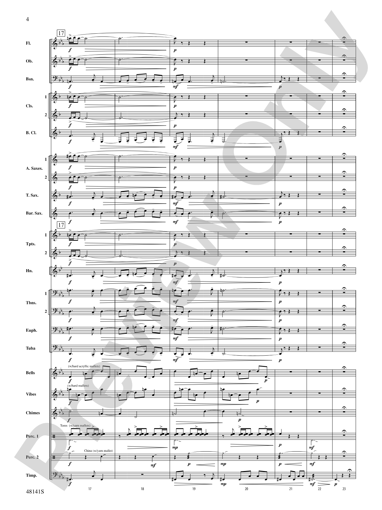 The Offerings of Nadab and Abihu: Concert Band Conductor Score & Parts