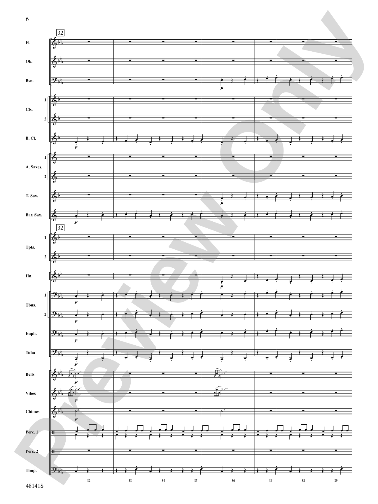 The Offerings of Nadab and Abihu: Concert Band Conductor Score & Parts