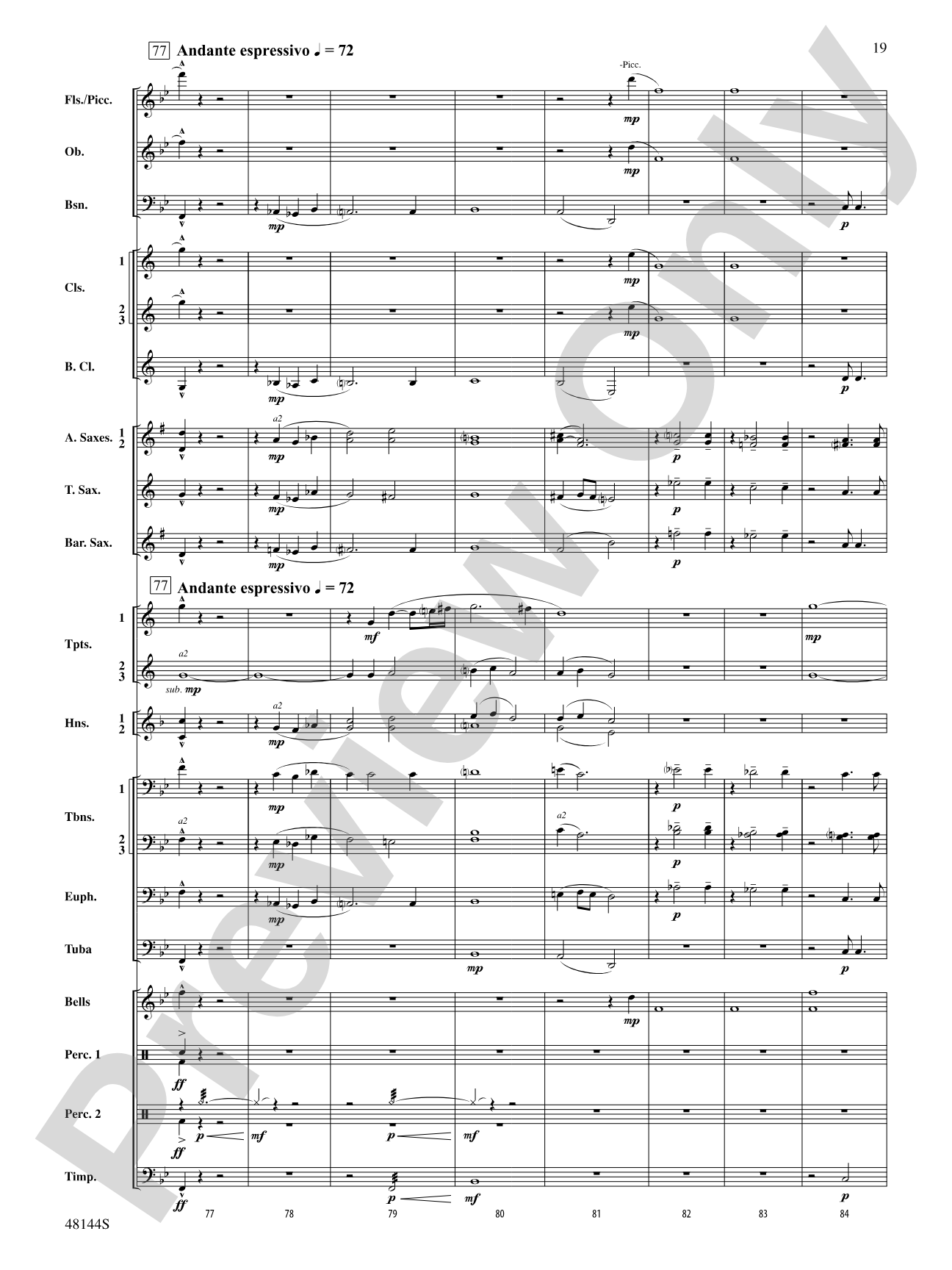 Dances of a Shimmering Spirit: Concert Band Conductor Score & Parts
