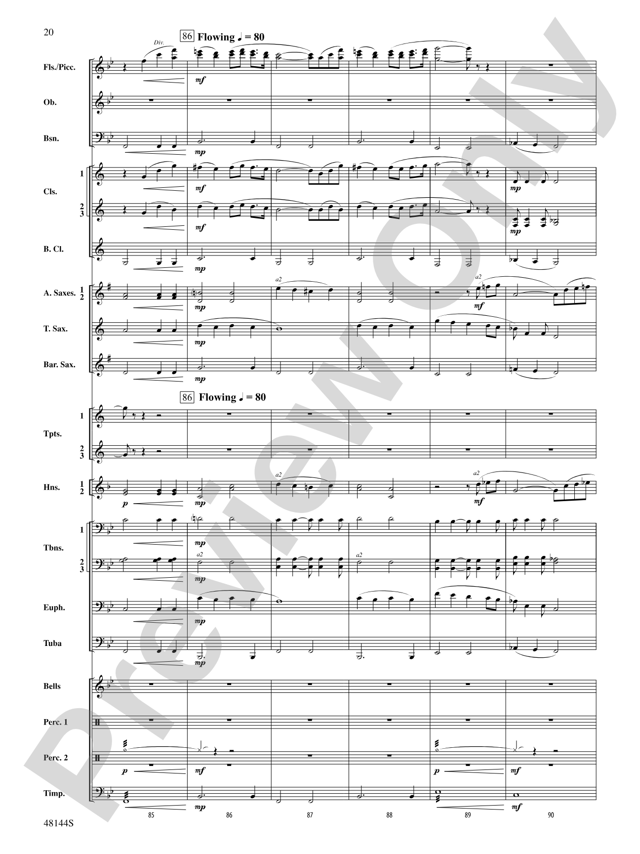 Dances of a Shimmering Spirit: Concert Band Conductor Score & Parts